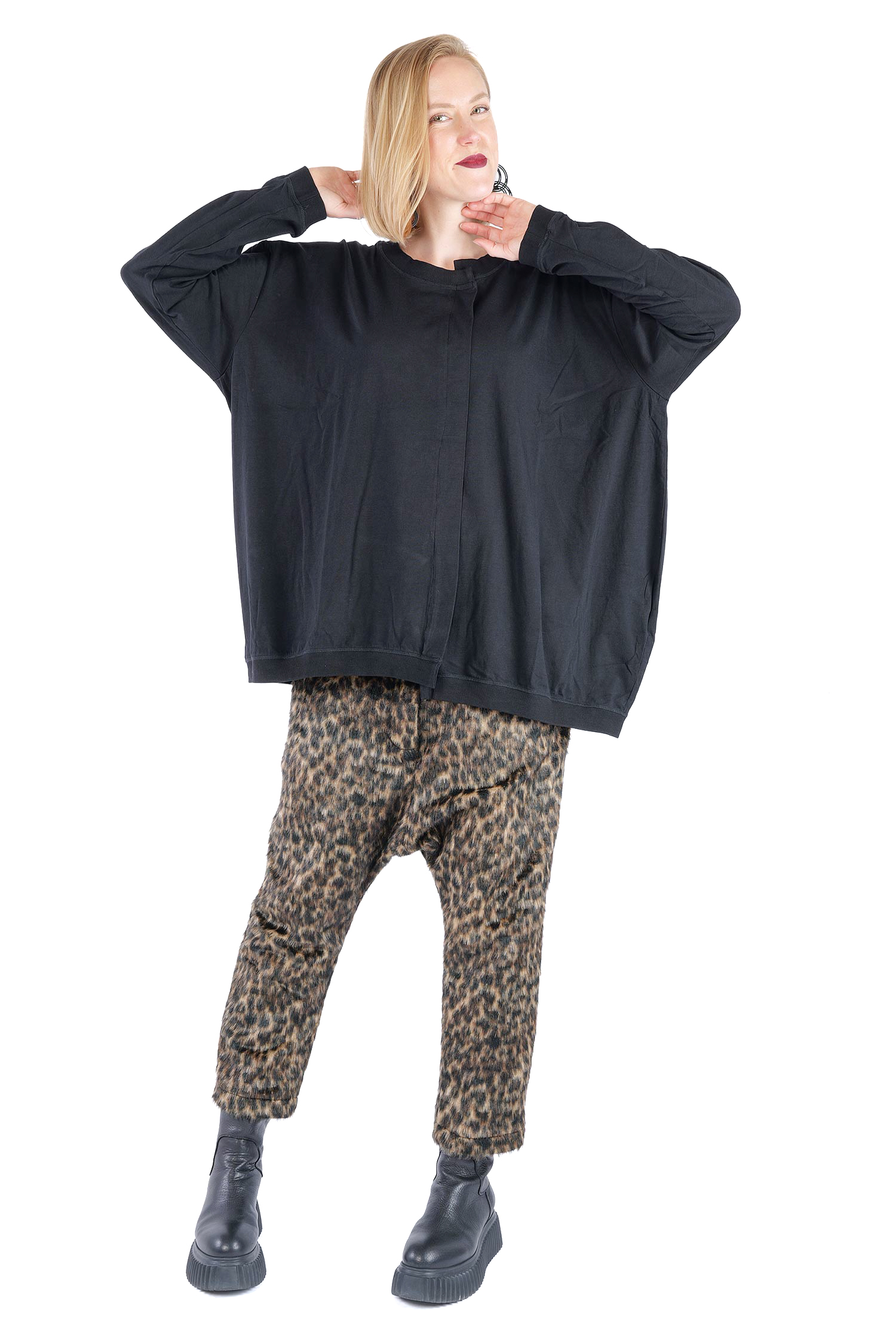 Jersey pullover - Black - 2263260506