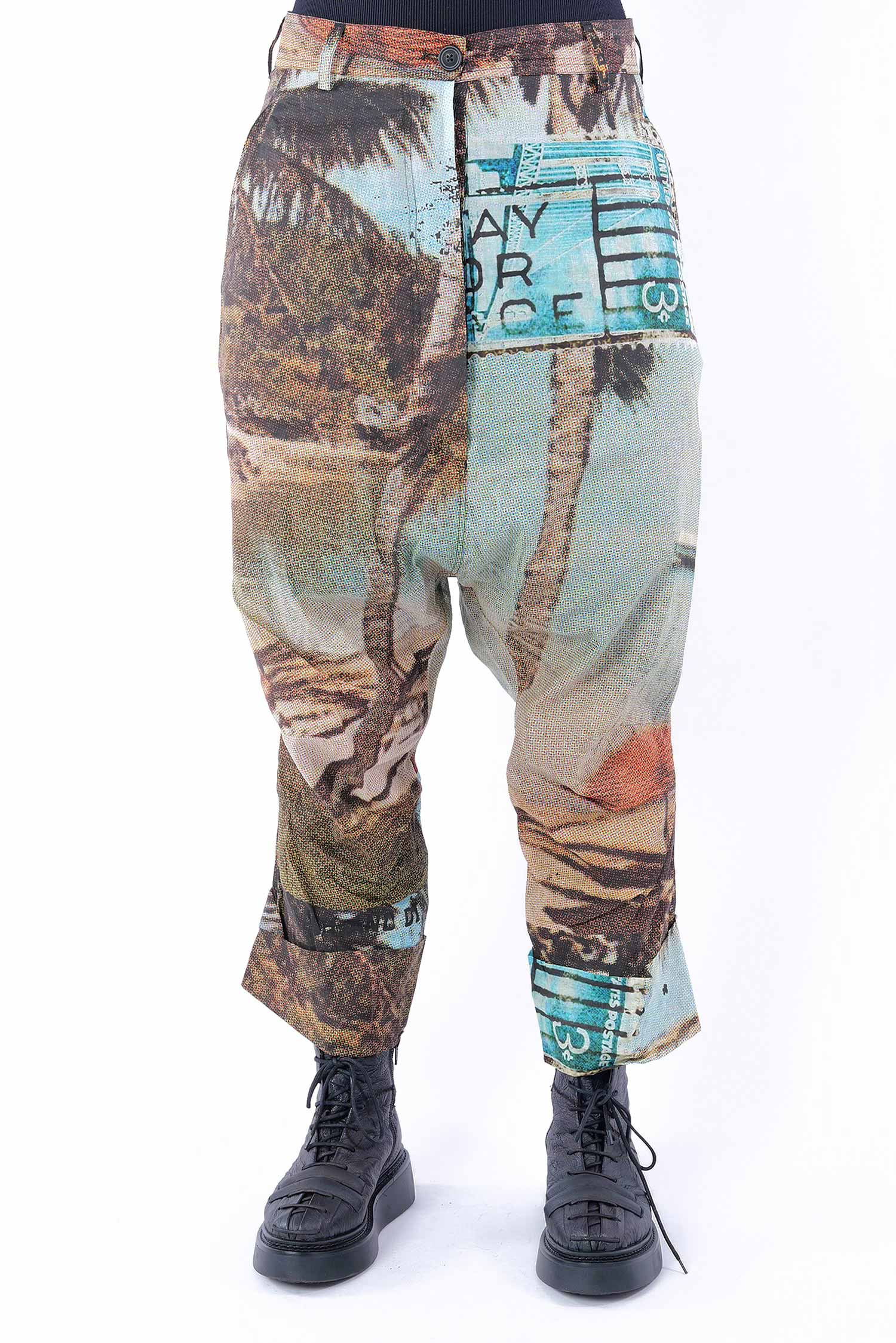 Leichte Hose - Bermuda 1 print - 2252170104