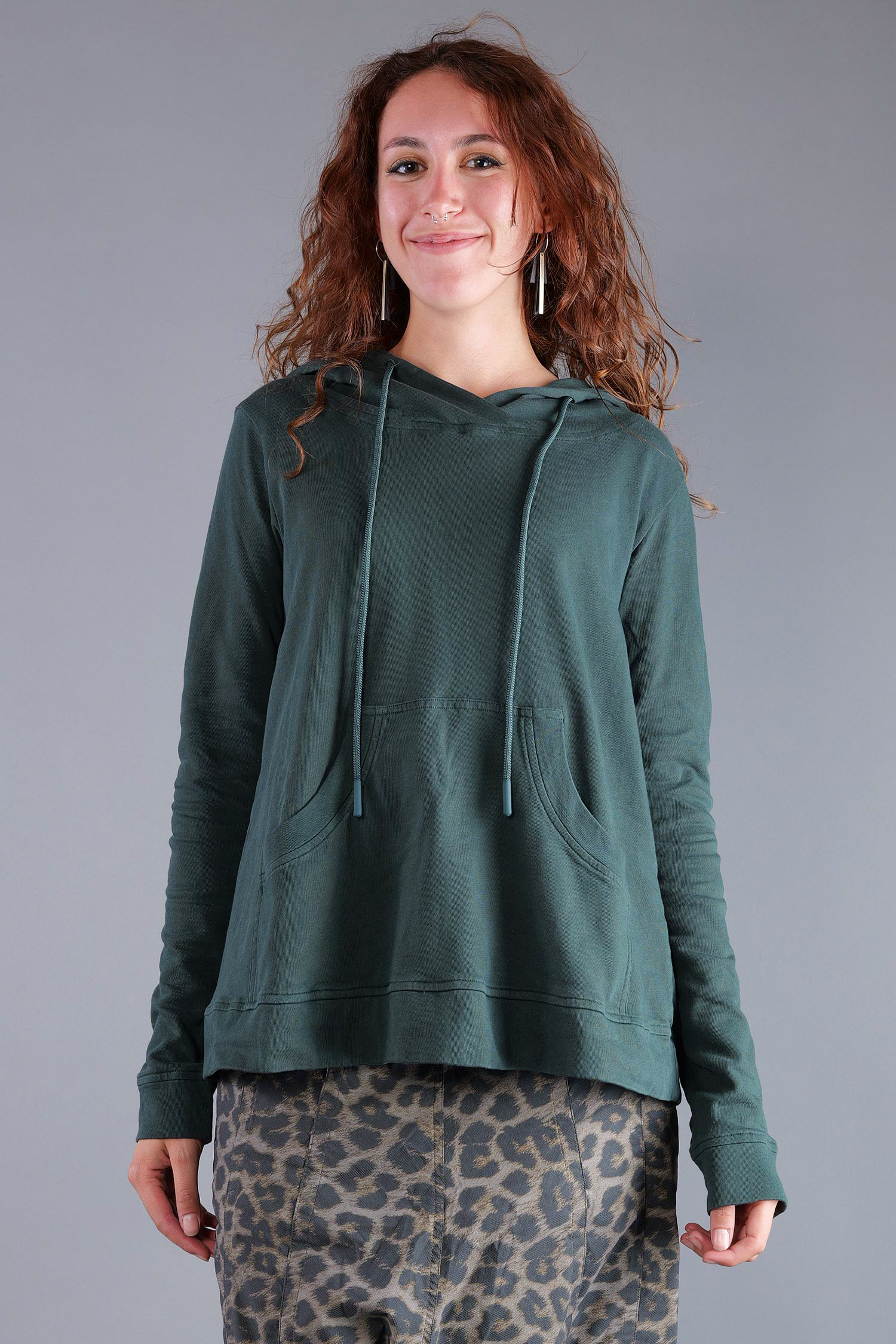 A-line sweater - Forest - 2263290518