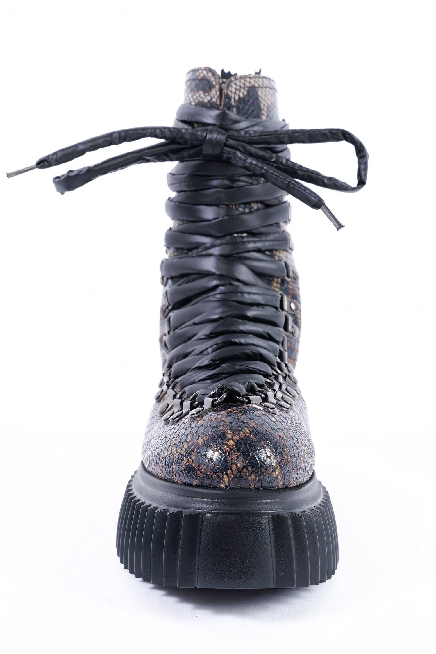 Schnür-Boots - Leo / Taupe-Nero - Dromo