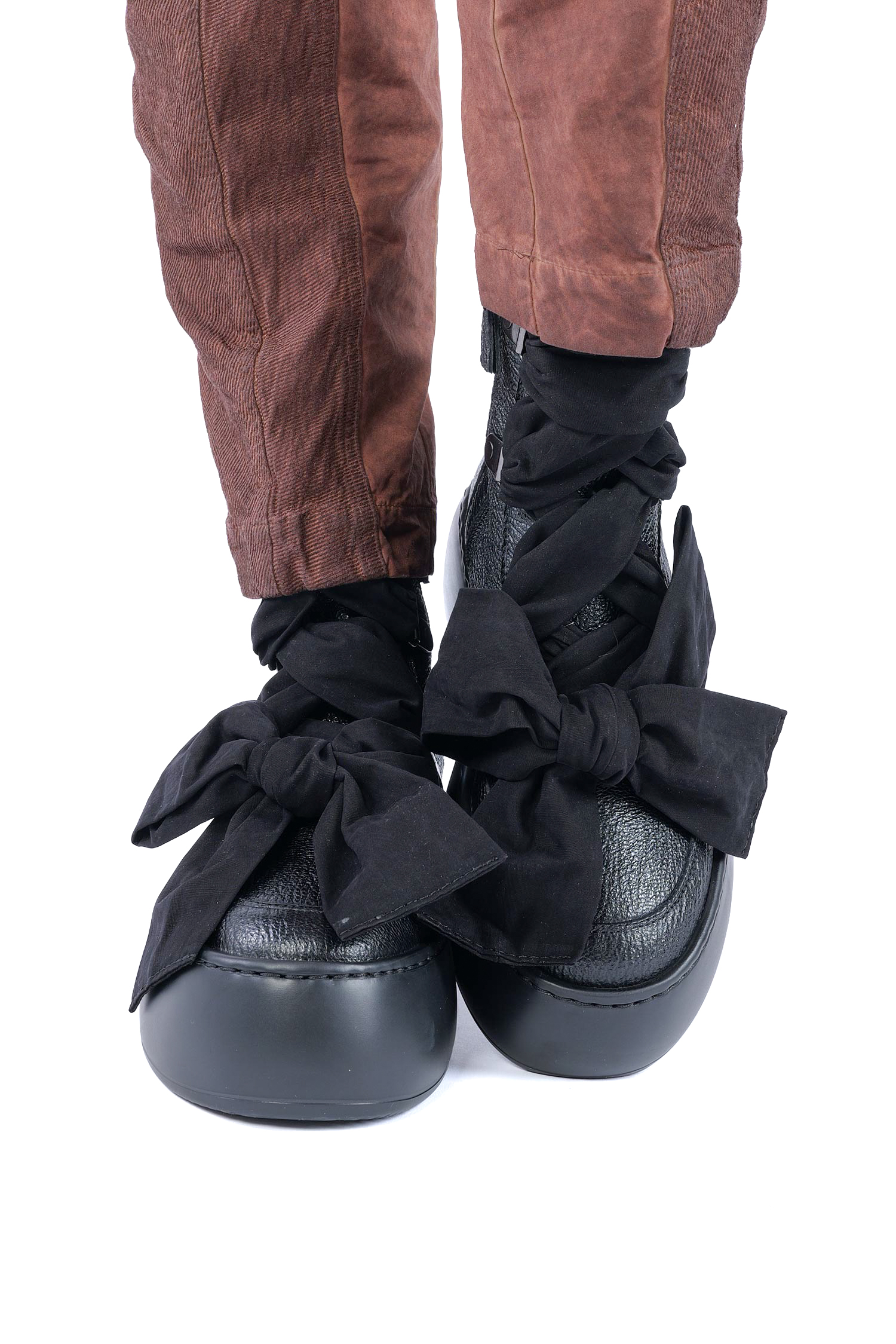 Schnür Boots - Schwarz - Vibe Ribbon