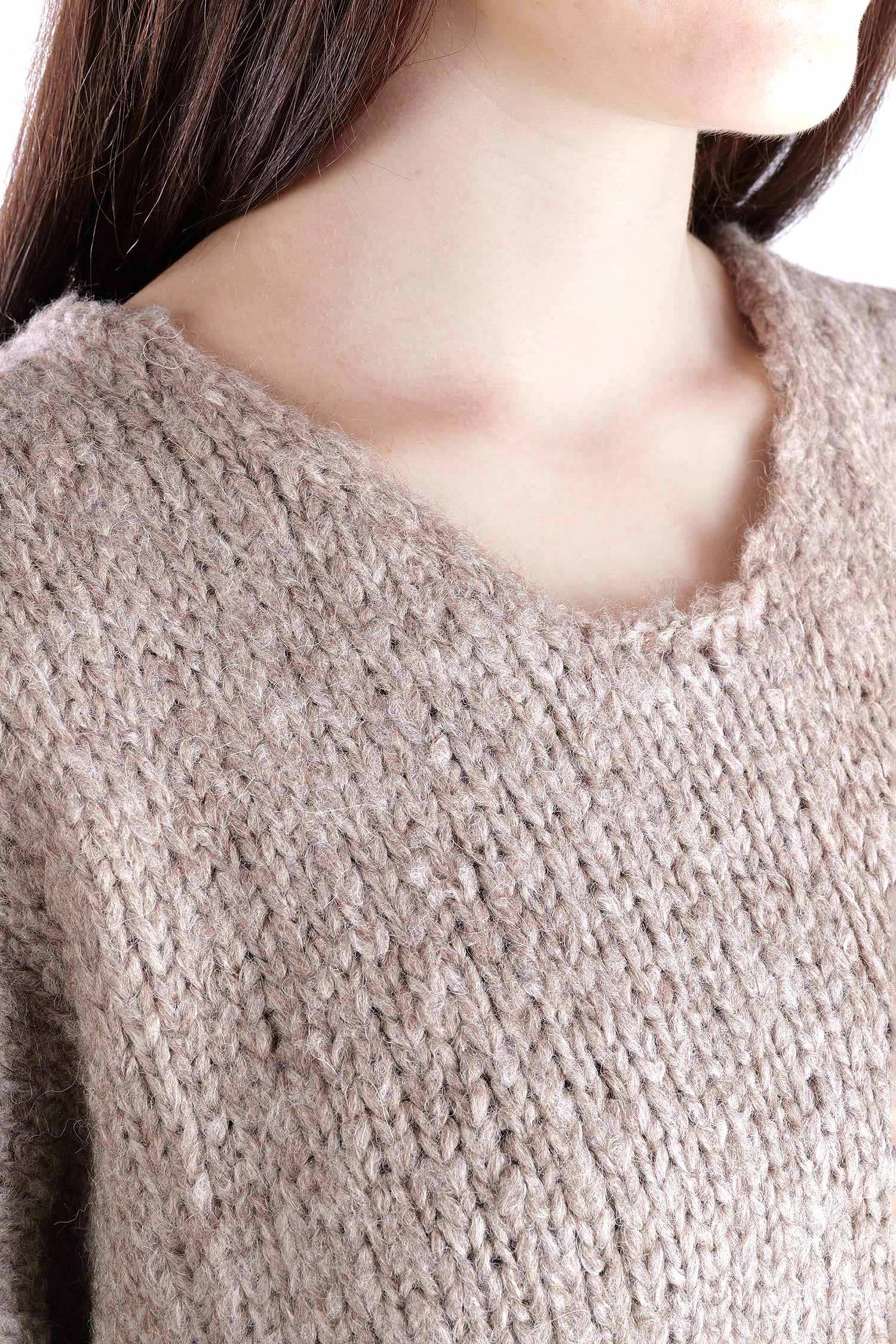 Oversize Strickpullover - Dusty rose - Frantic