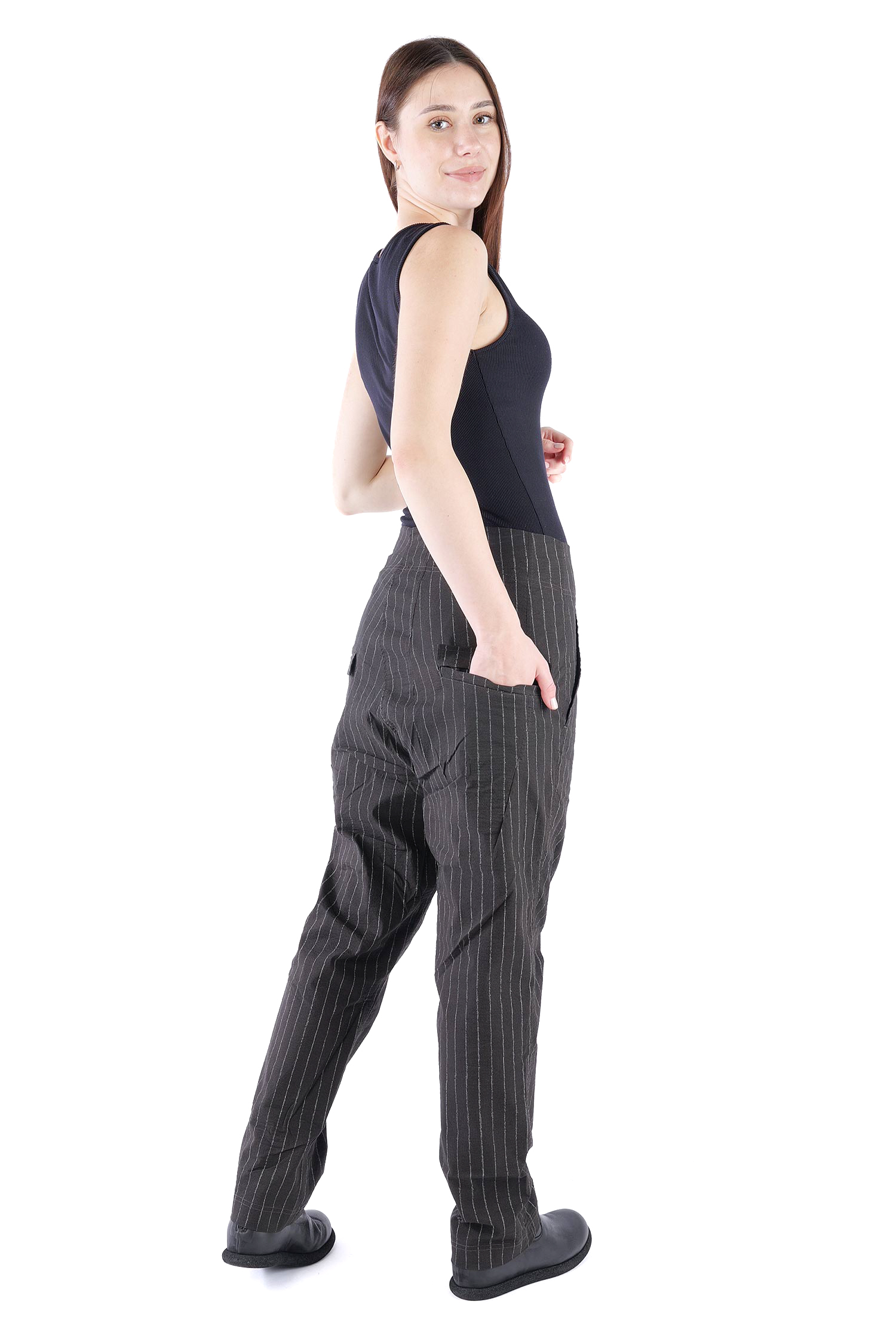 Legere Stretchhose - Umbra cloud stripe - 2261240103