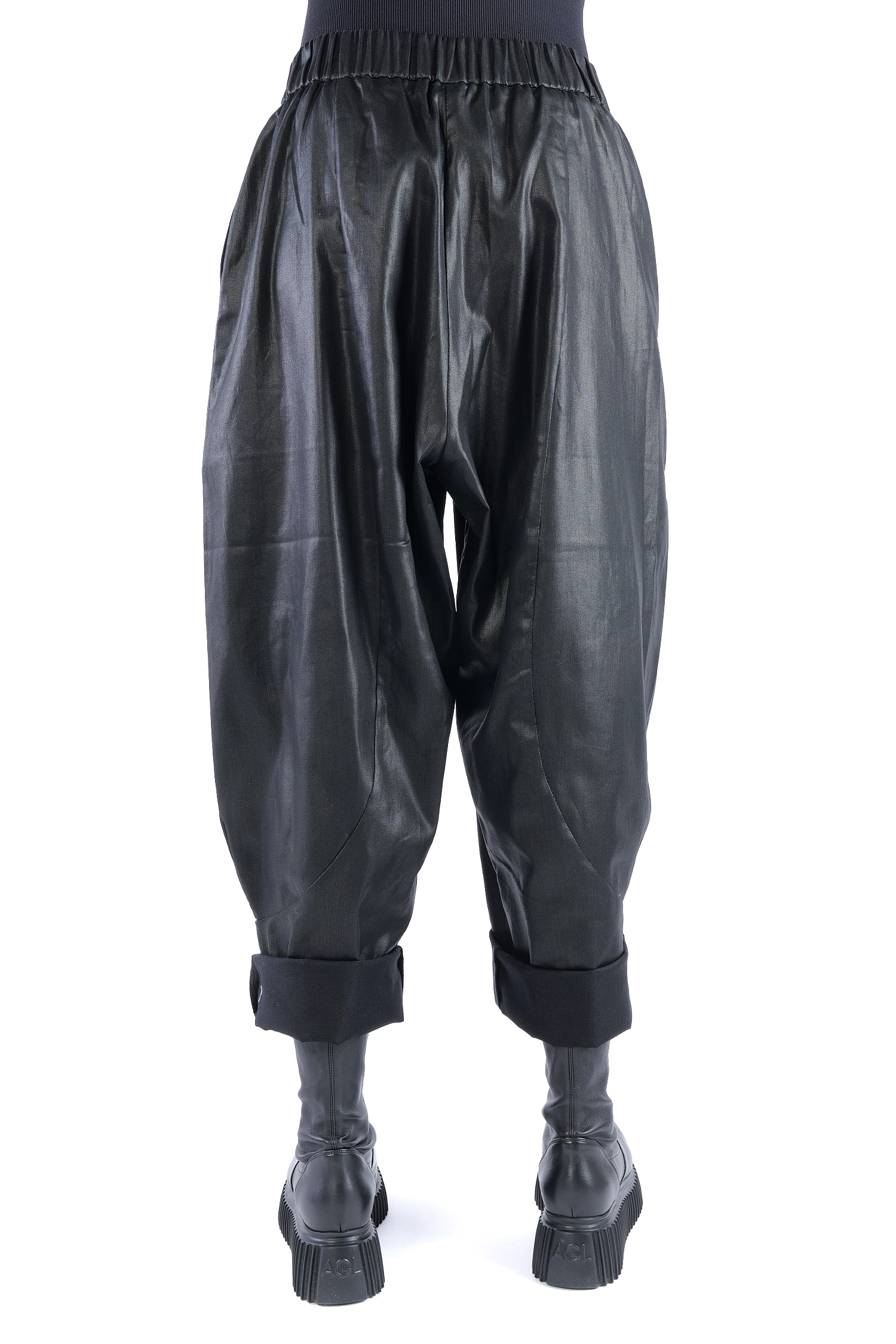 Coated pants - Black coated - Rundo