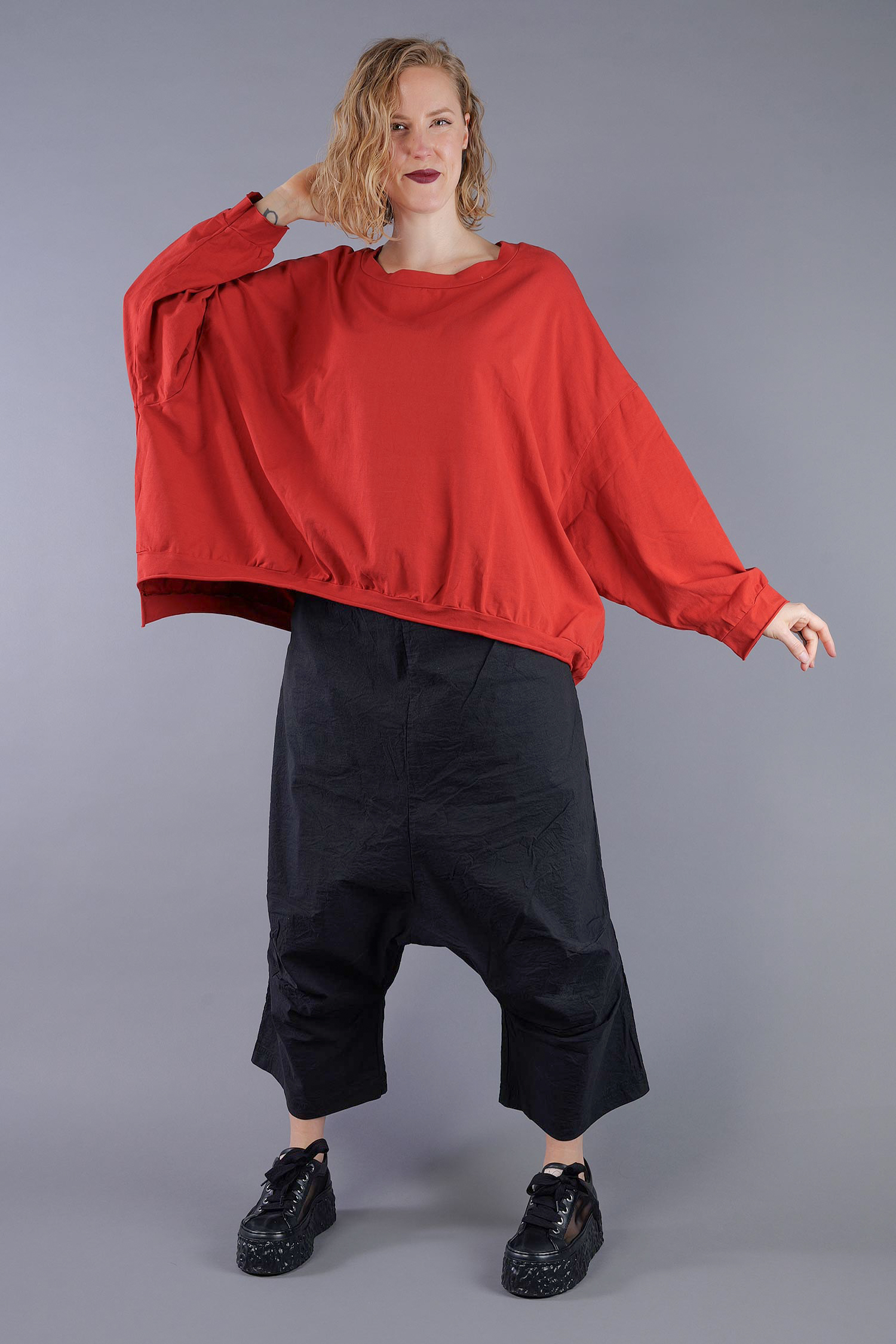 Oversize Jerseypullover - Kichern - Handcare