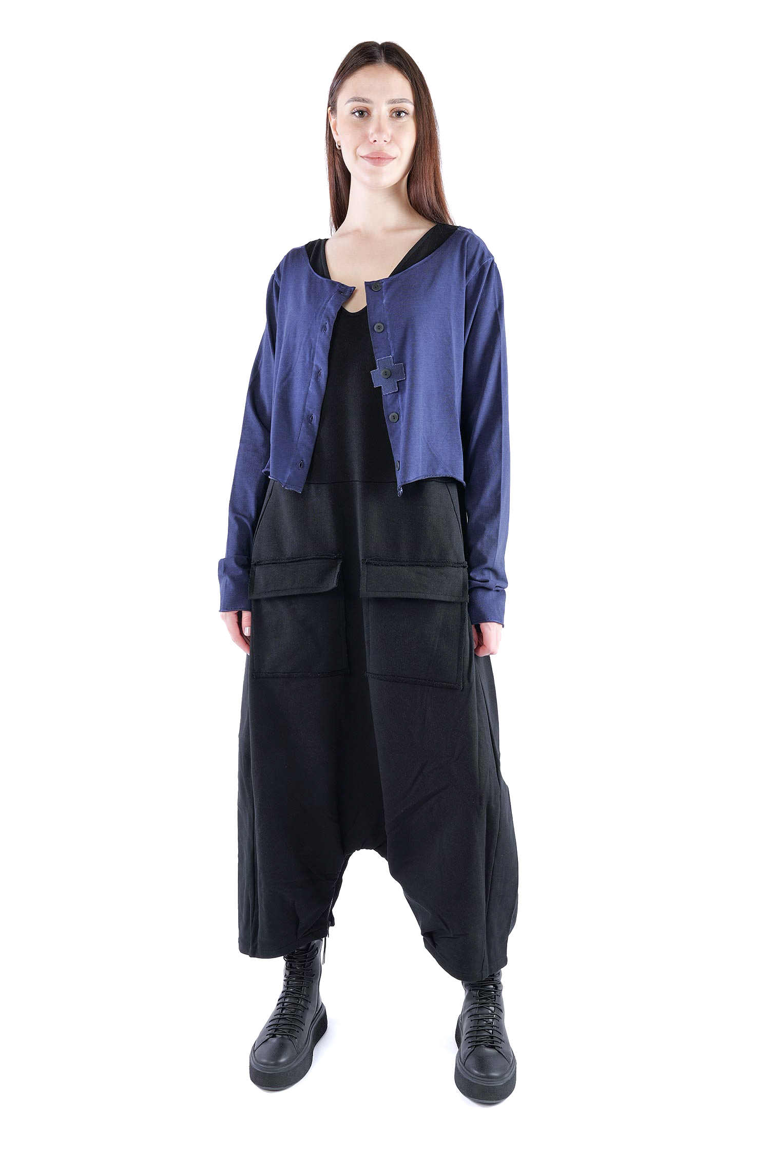 Kurze Jerseyjacke - Ocean - 2131