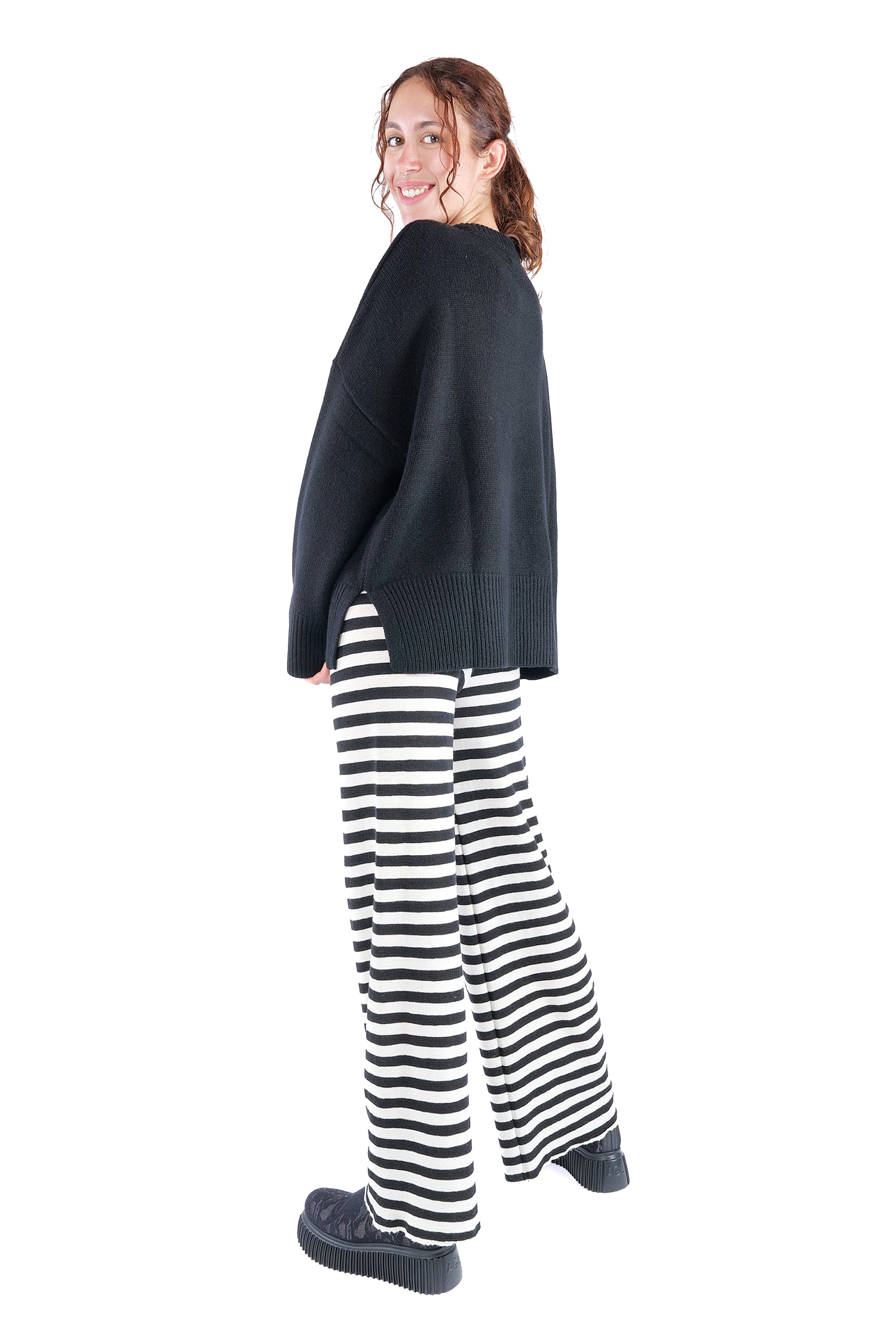 Kaschmir Pullover - Schwarz - 2465