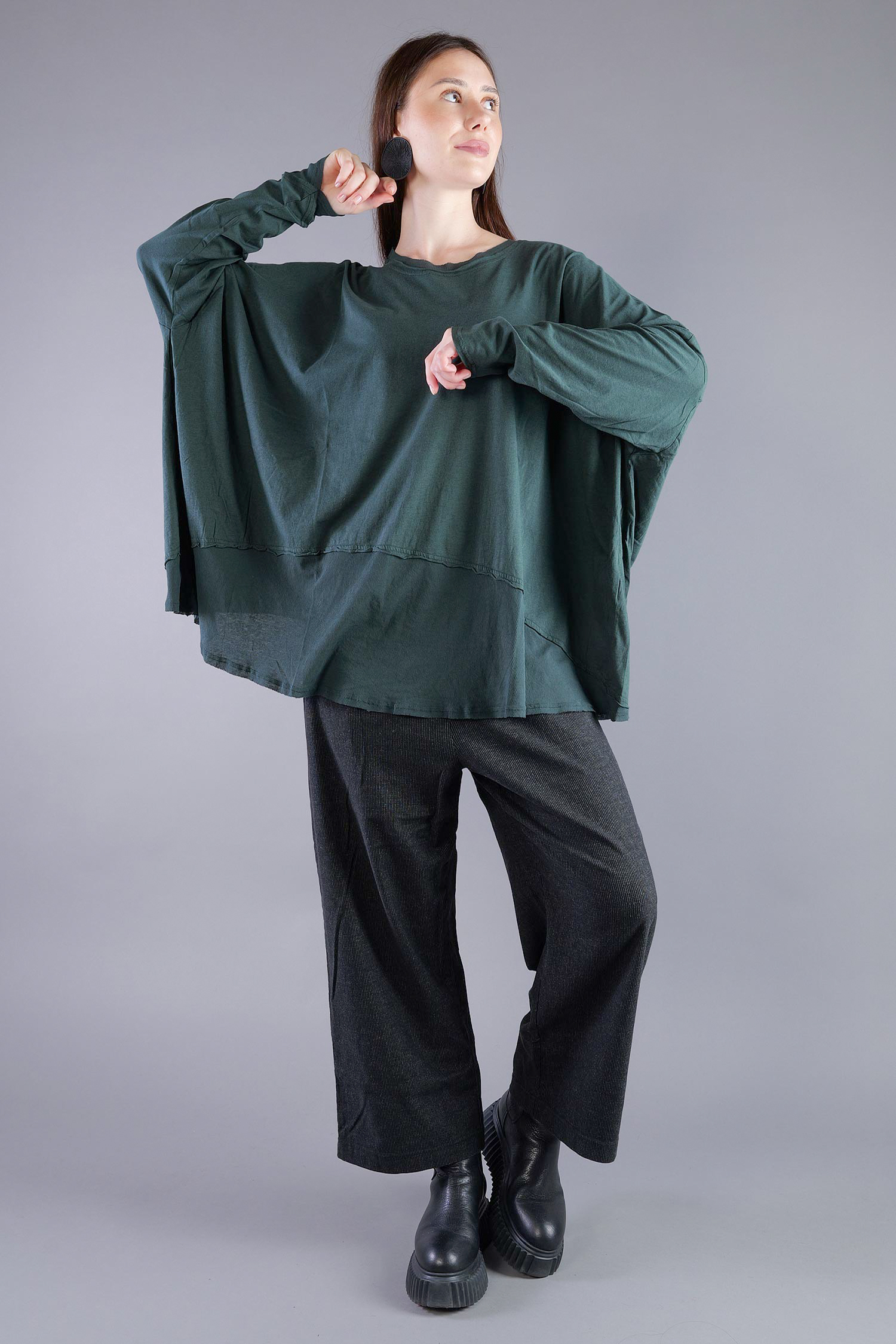 Oversize Tunika - Forest - 2263330503