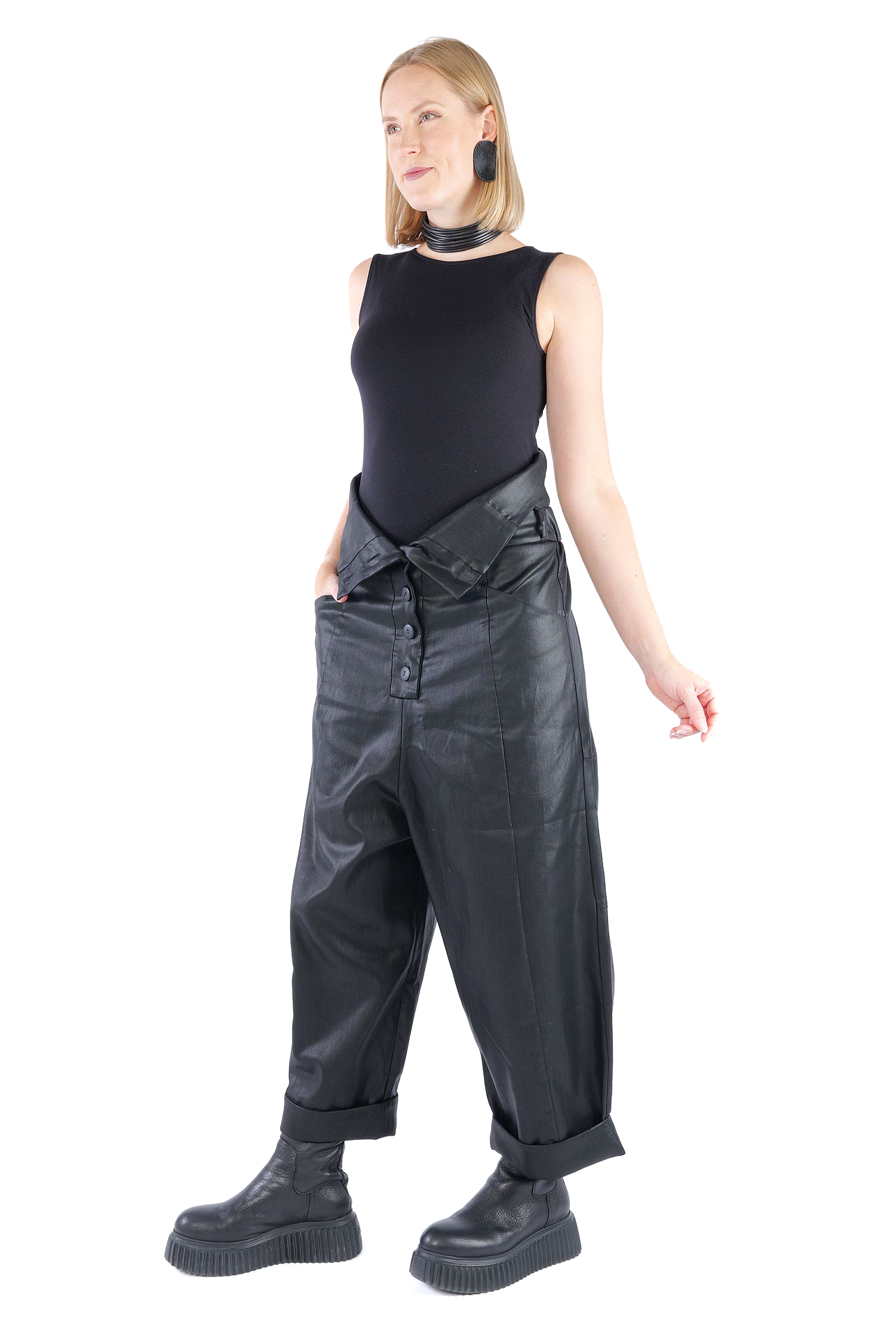 Beschichtete Hose - Black coated - Hedge