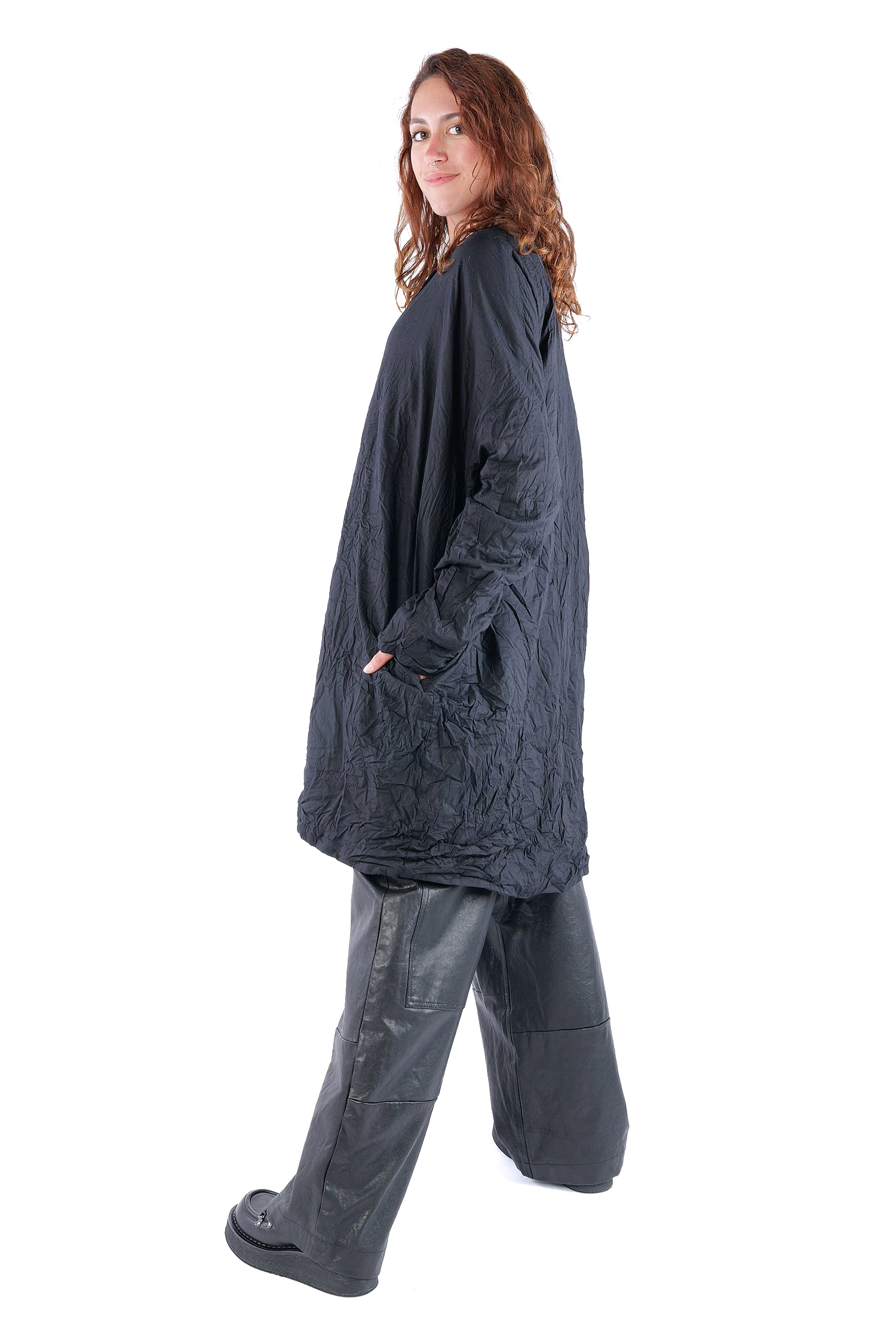 Oversize Jacke - Schwarz - Minebare