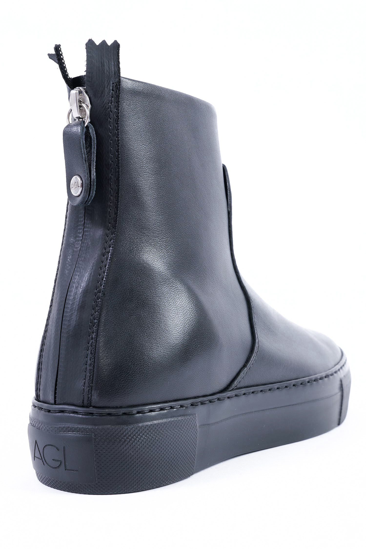 Leder Boots - Schwarz - Meghan Bootie