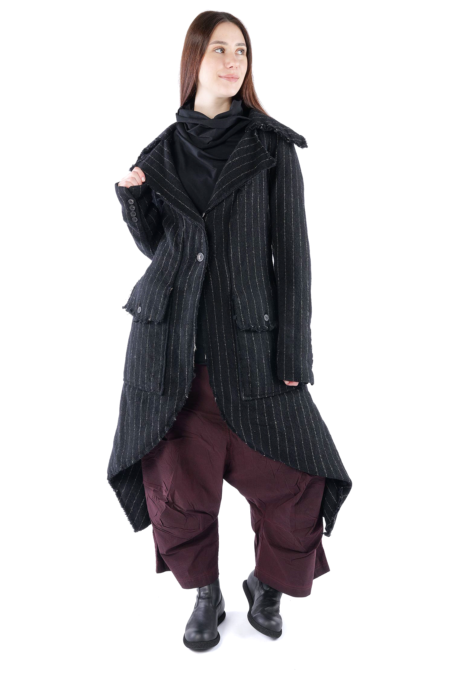 Woll-Gehrock - Black stripe - 2261151204