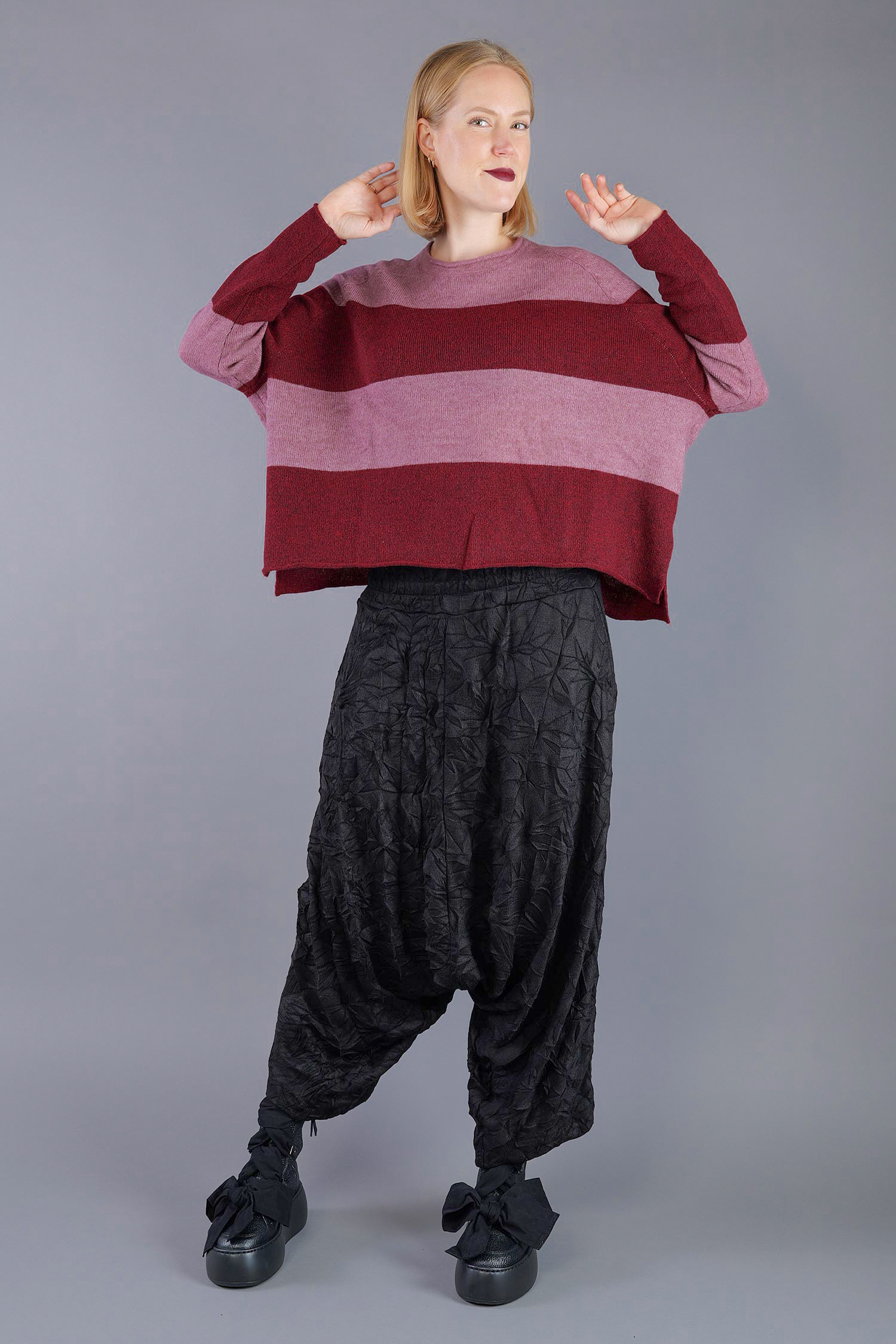 Knitted pullover - Lava crystal - 2263480704