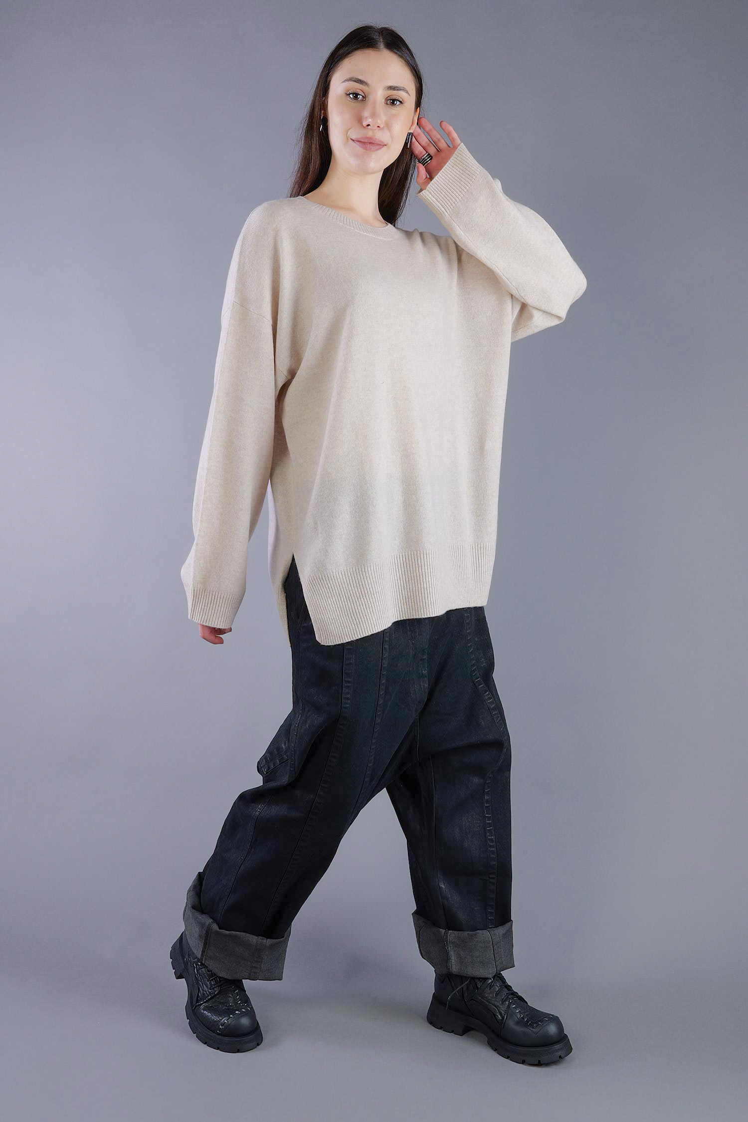 Kaschmir Pullover - Brazilian Sand - 24116A