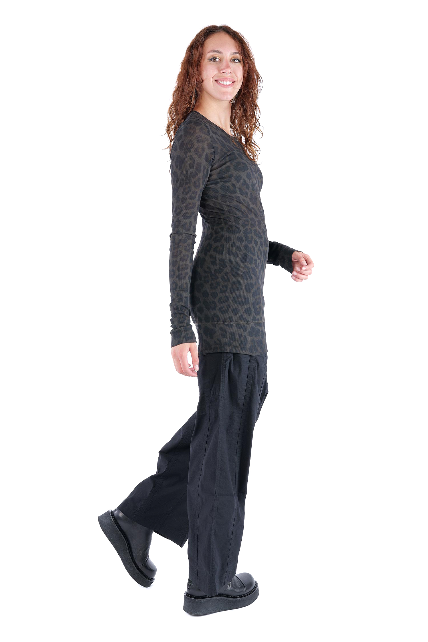 Rippjersey Longsleeve - Leo black cloud - 2261140502