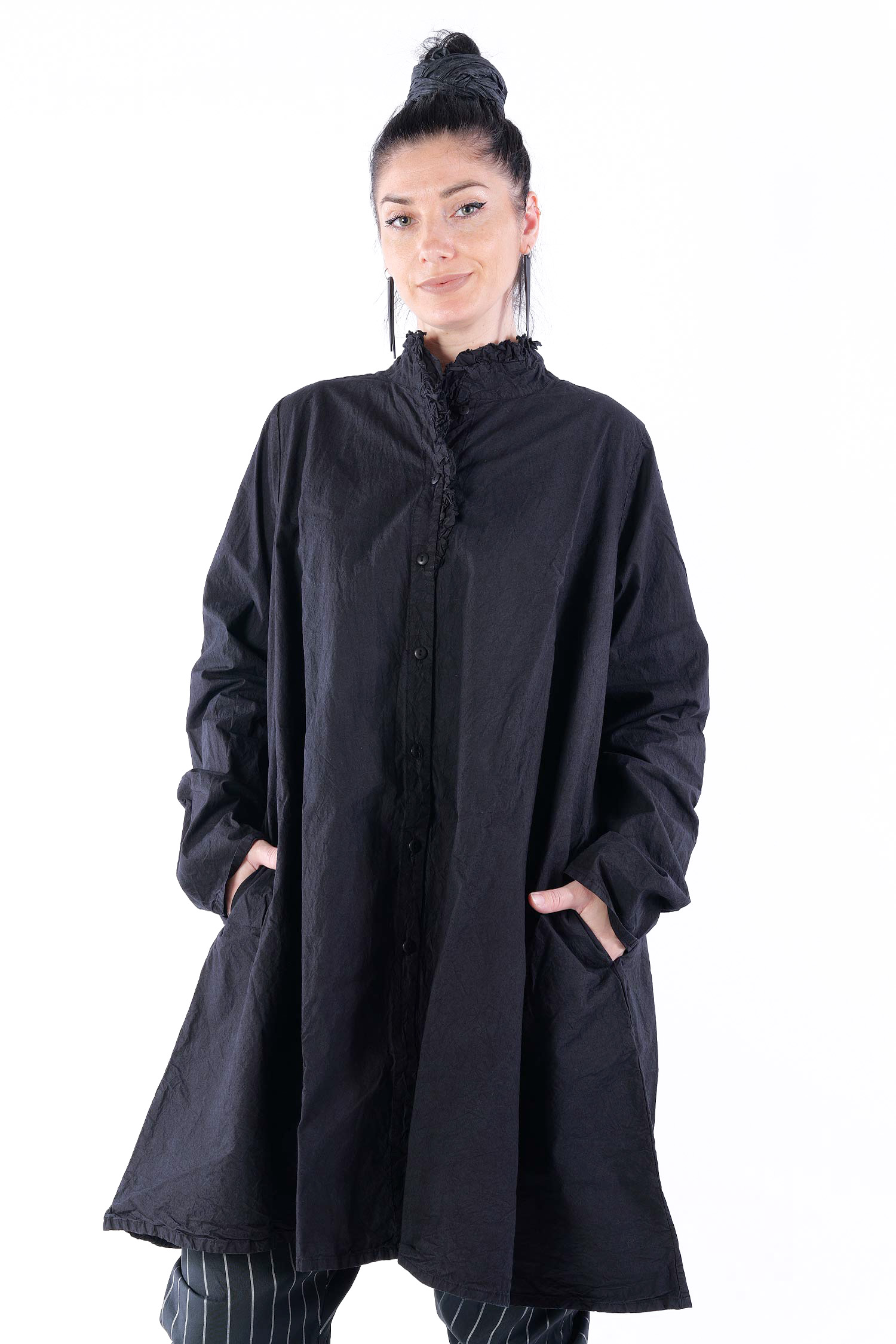 Cotton blouse - Black - Jewerist