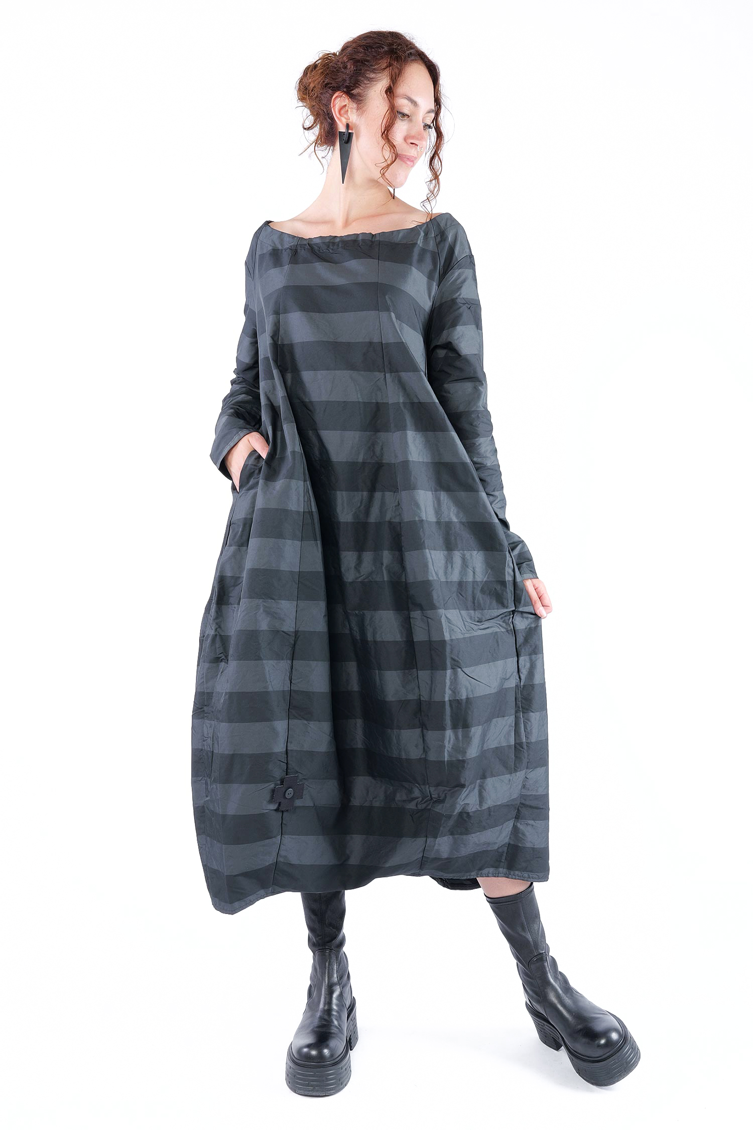 Taftkleid - Widestripe - 1165