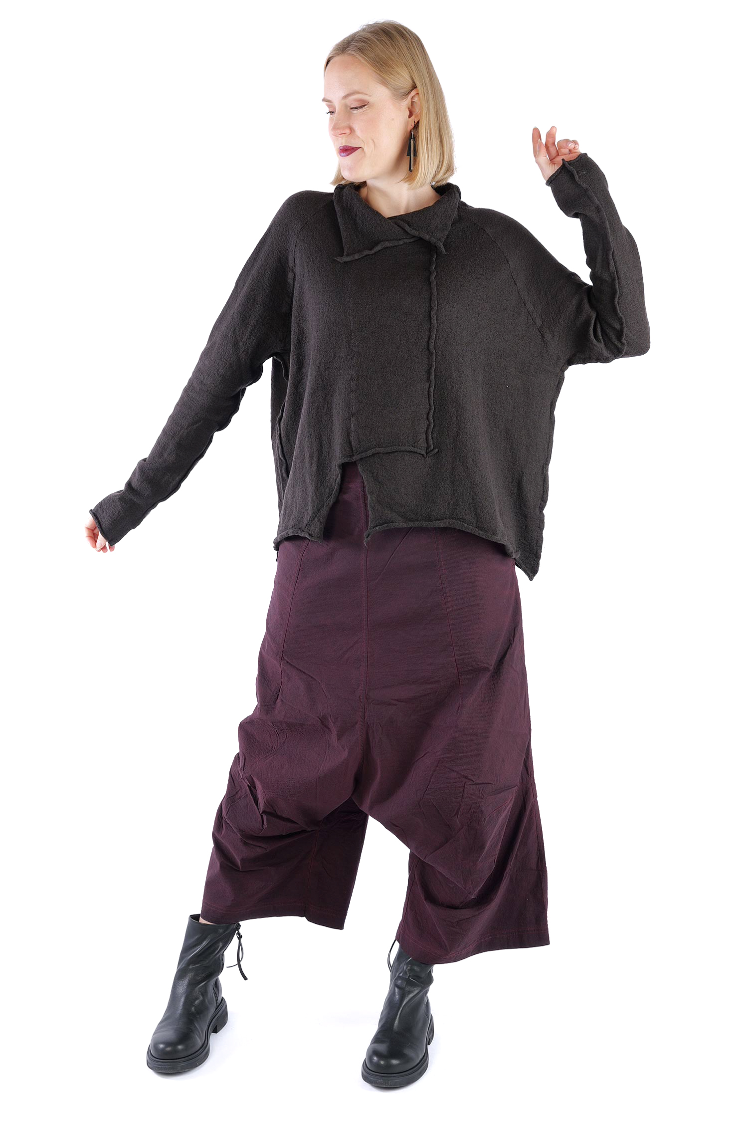 Oversize Wollpullover - Umbra - 2261680713