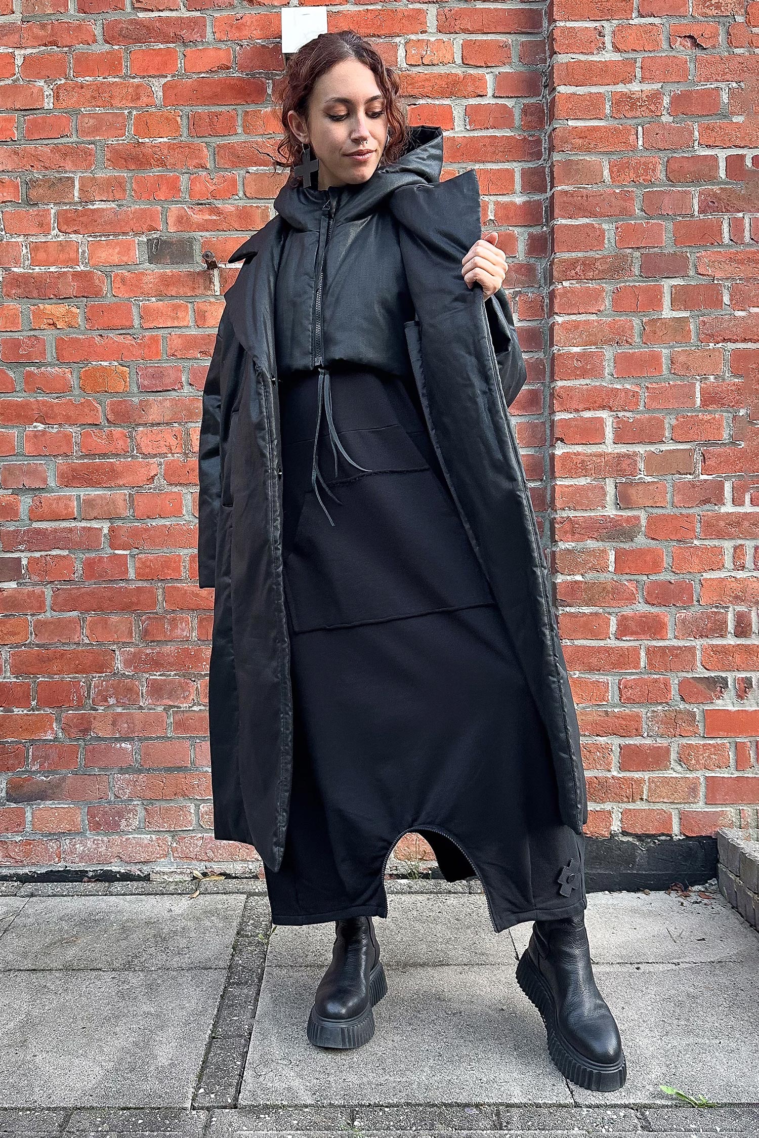 Short vest - Black coated - Pinpin