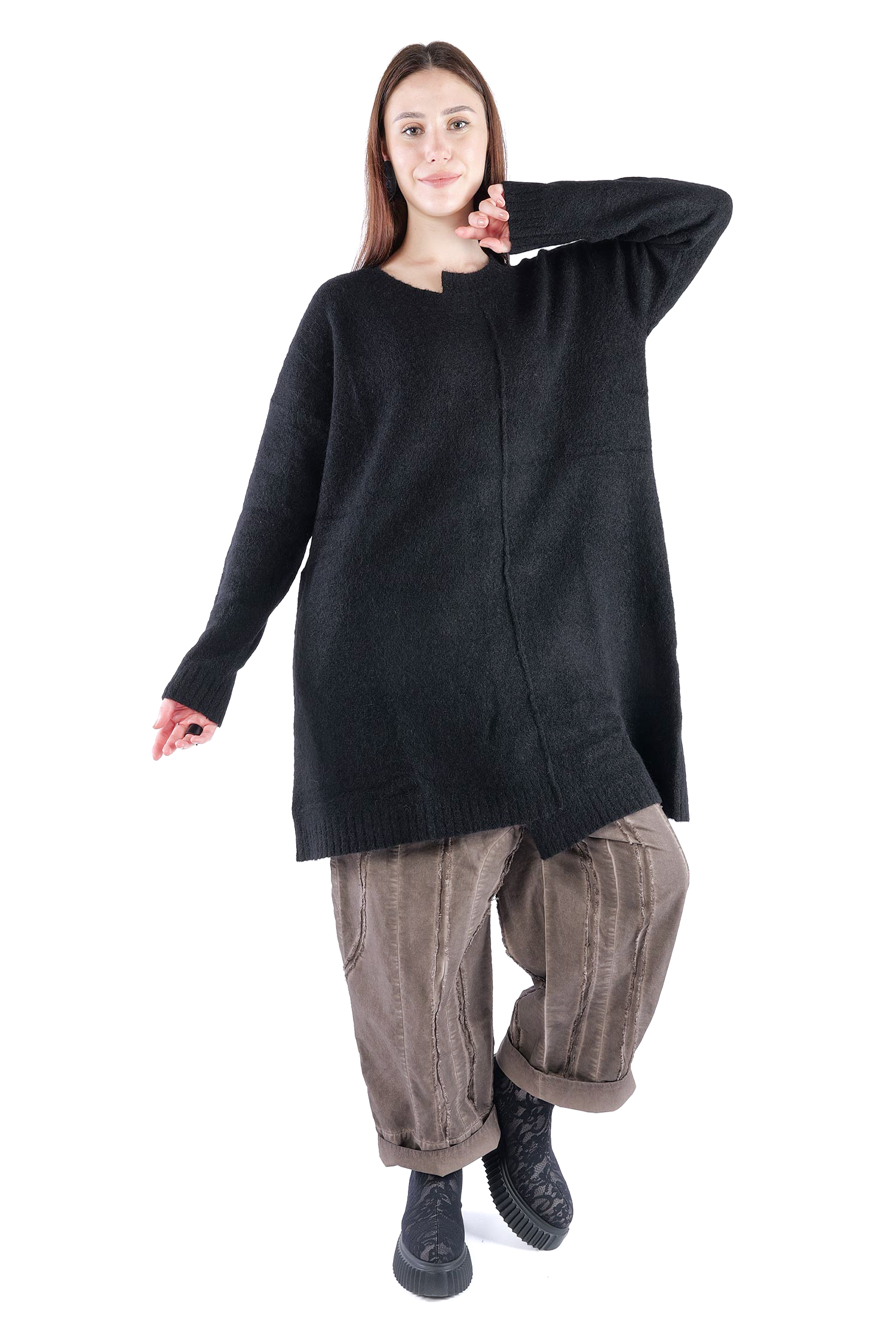 Stricktunika - Schwarz - 2263317003