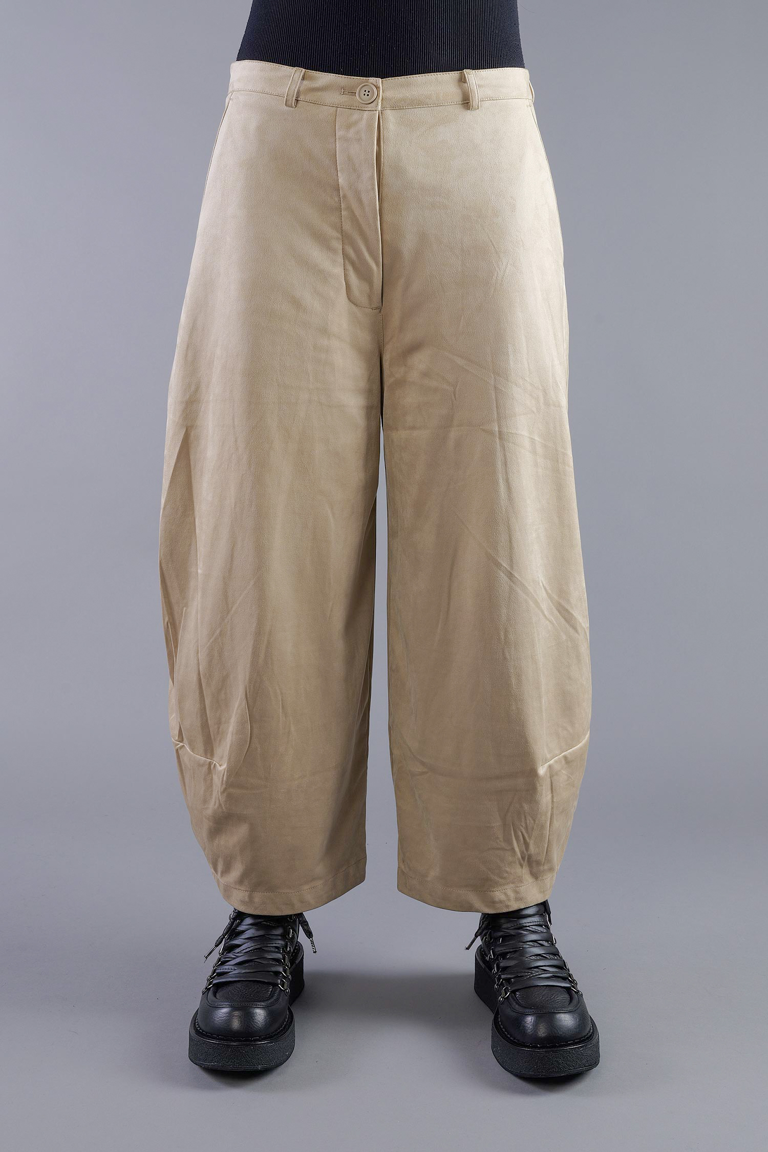 Velour-Optik Hose - Sand - 2263300111