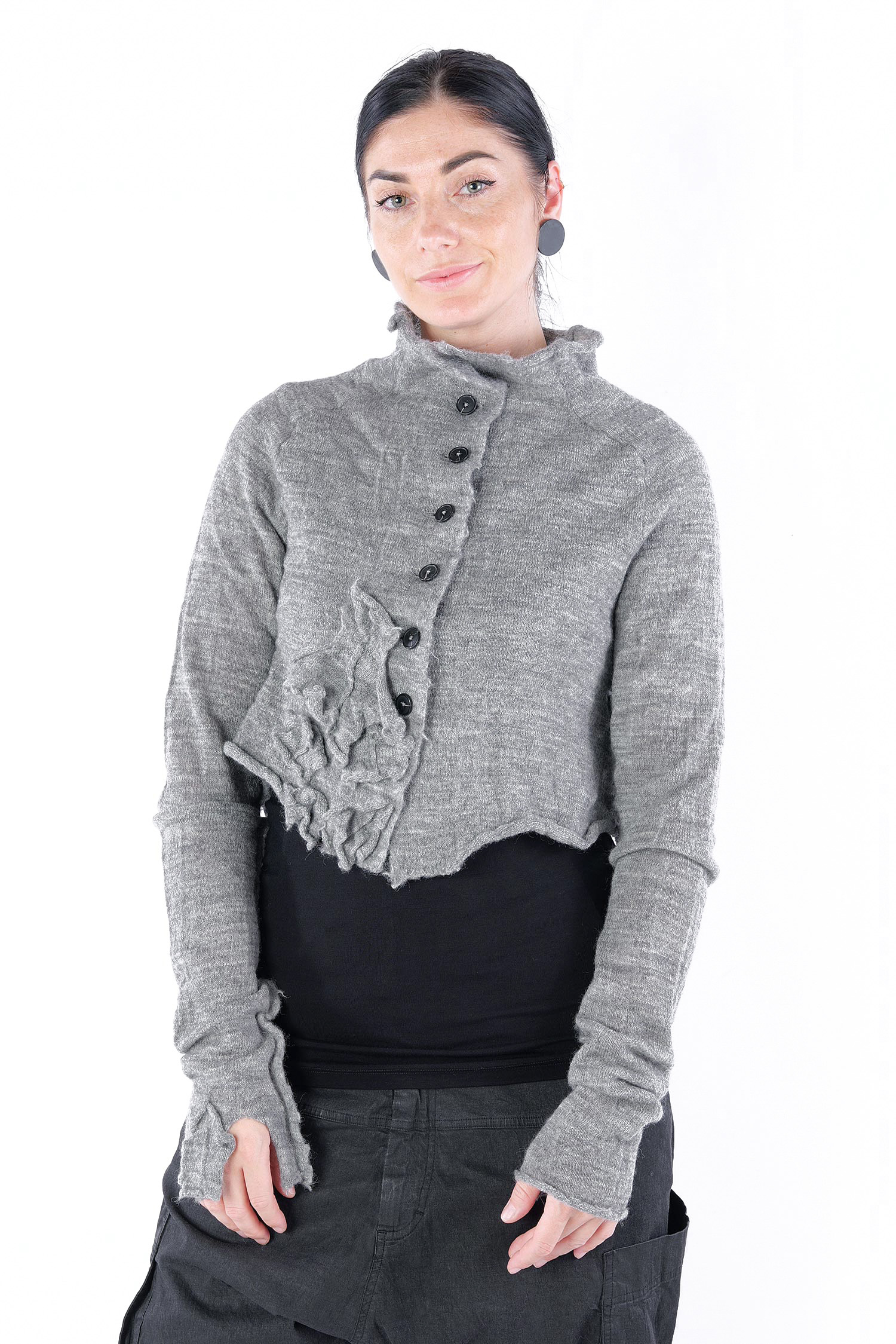 New wool jacket - Dark grey - 2253897108