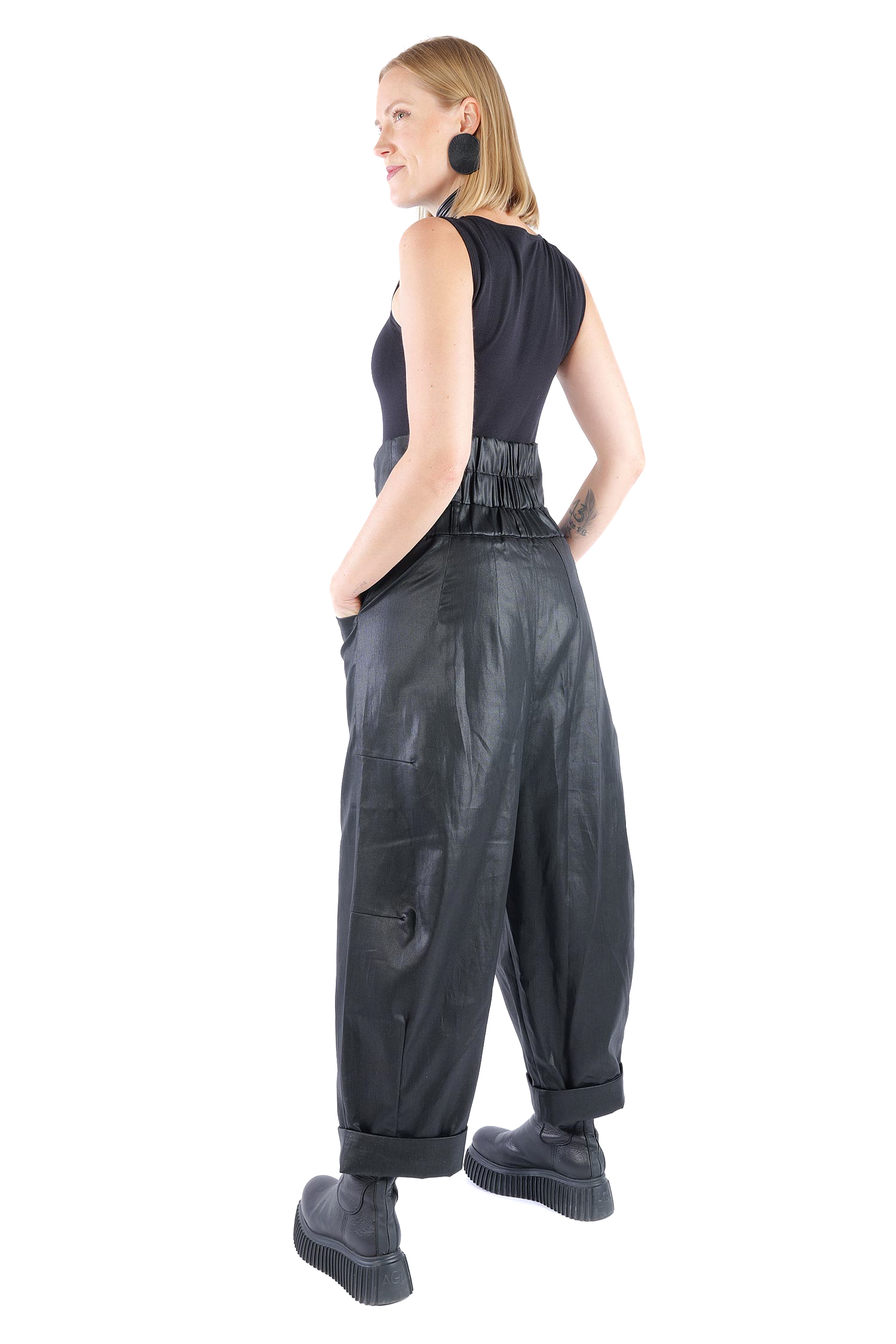 Beschichtete Hose - Black coated - Hedge