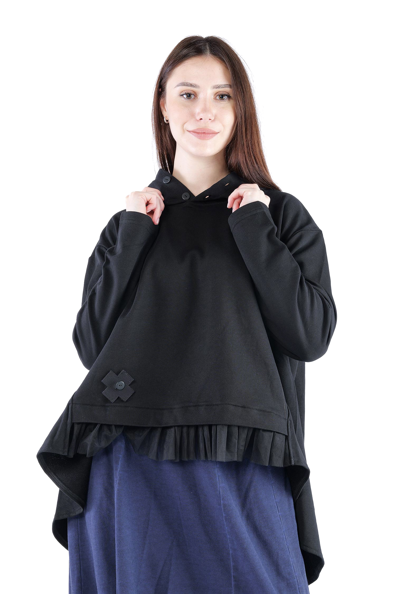 Sweat pullover - Black - 2128