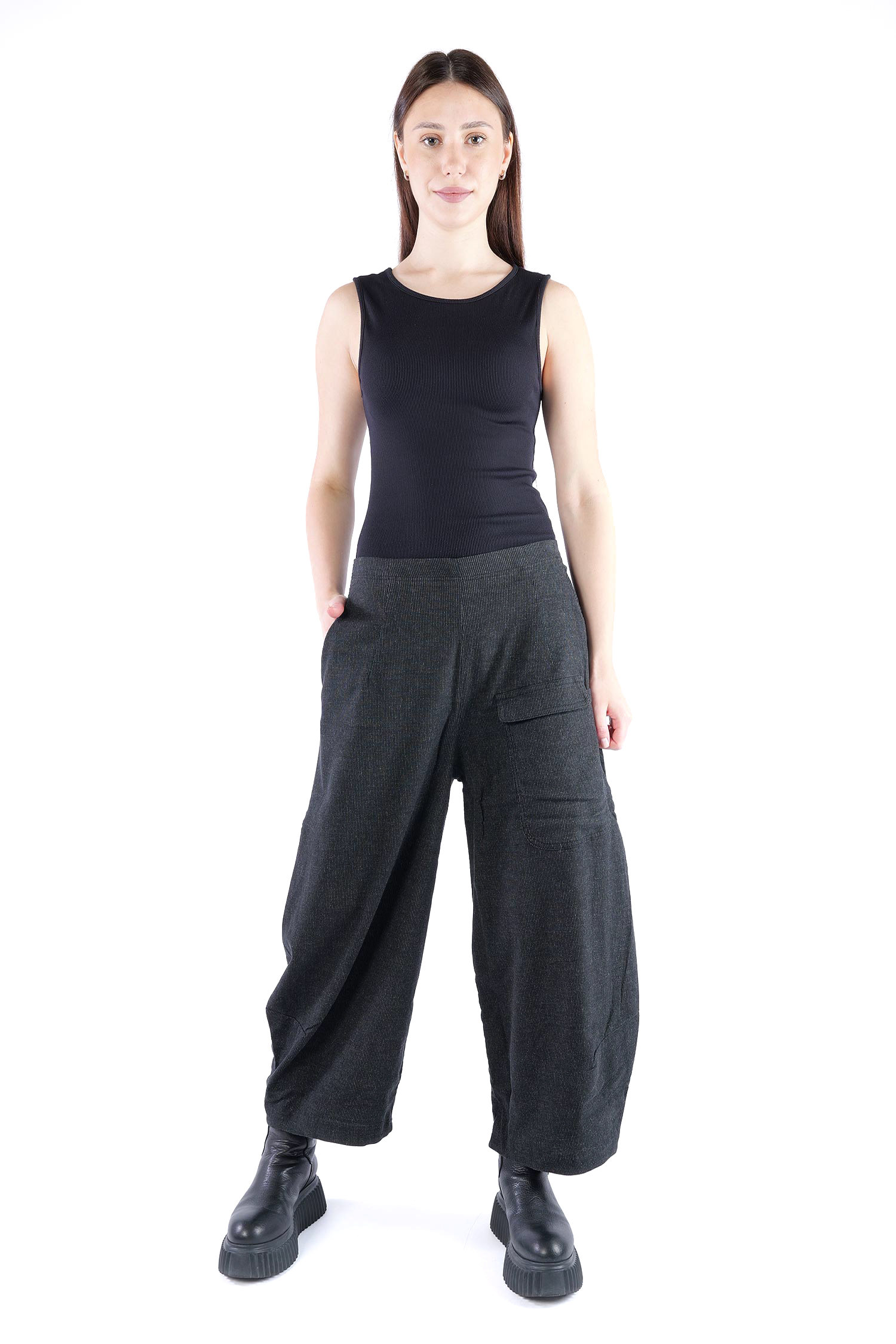 Nadelstreifen Hose - Black stripe - 2263410102