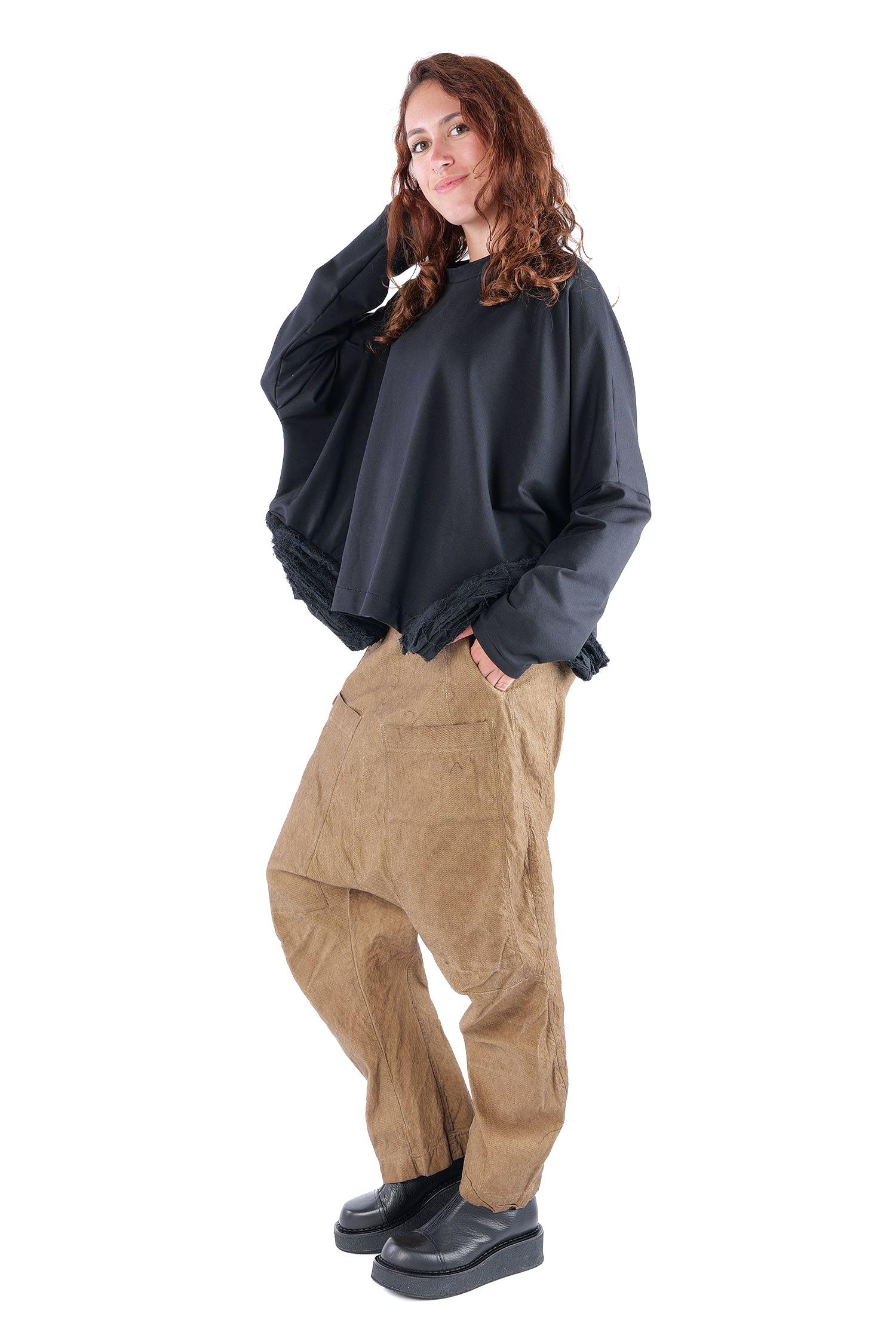 Oversize Pullover - Schwarz - J.Remus