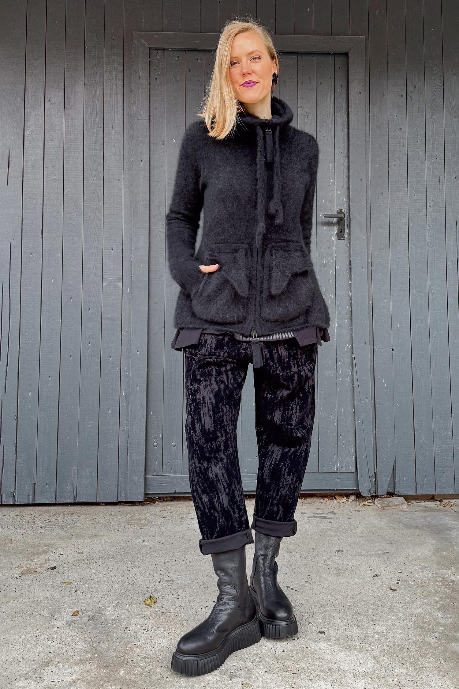 Waschbärjacke - Schwarz - 2251417104