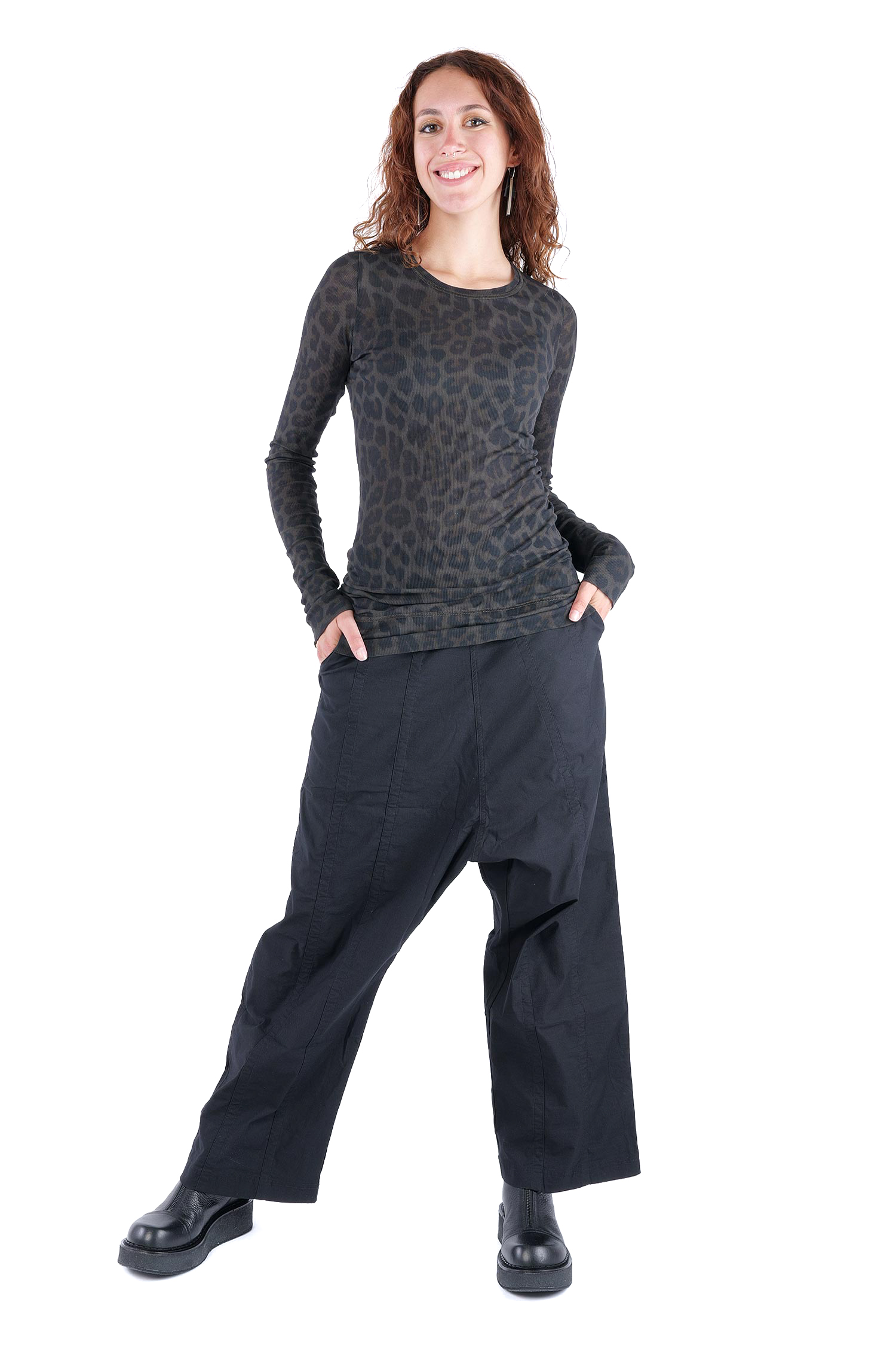 Rippjersey Longsleeve - Leo black cloud - 2261140502