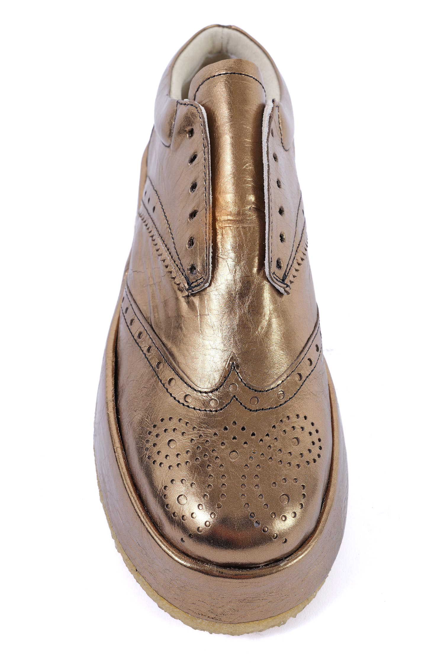 Golden platform sneakers - Gold - 2261985216