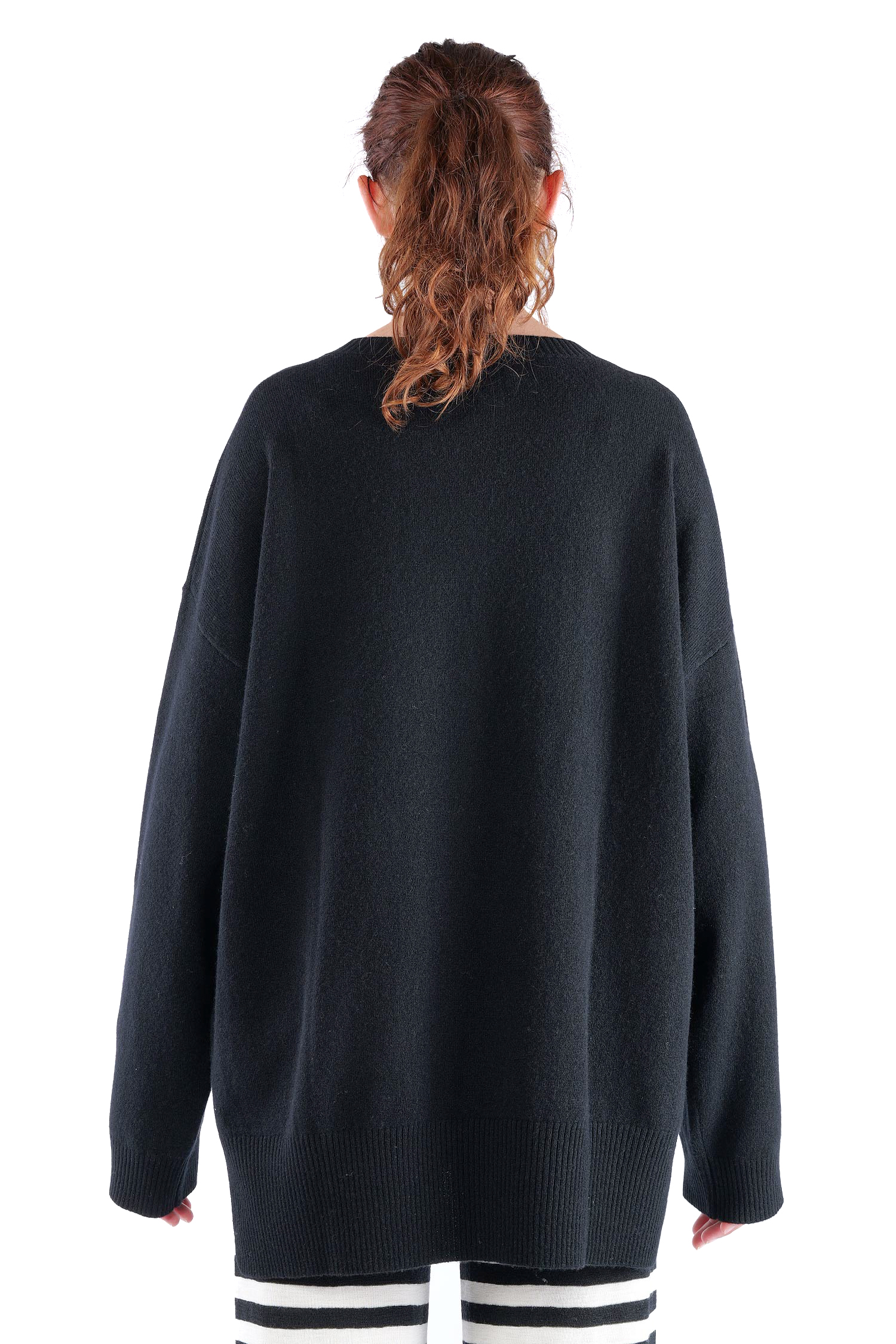 Kaschmir Pullover - Schwarz - 24116A