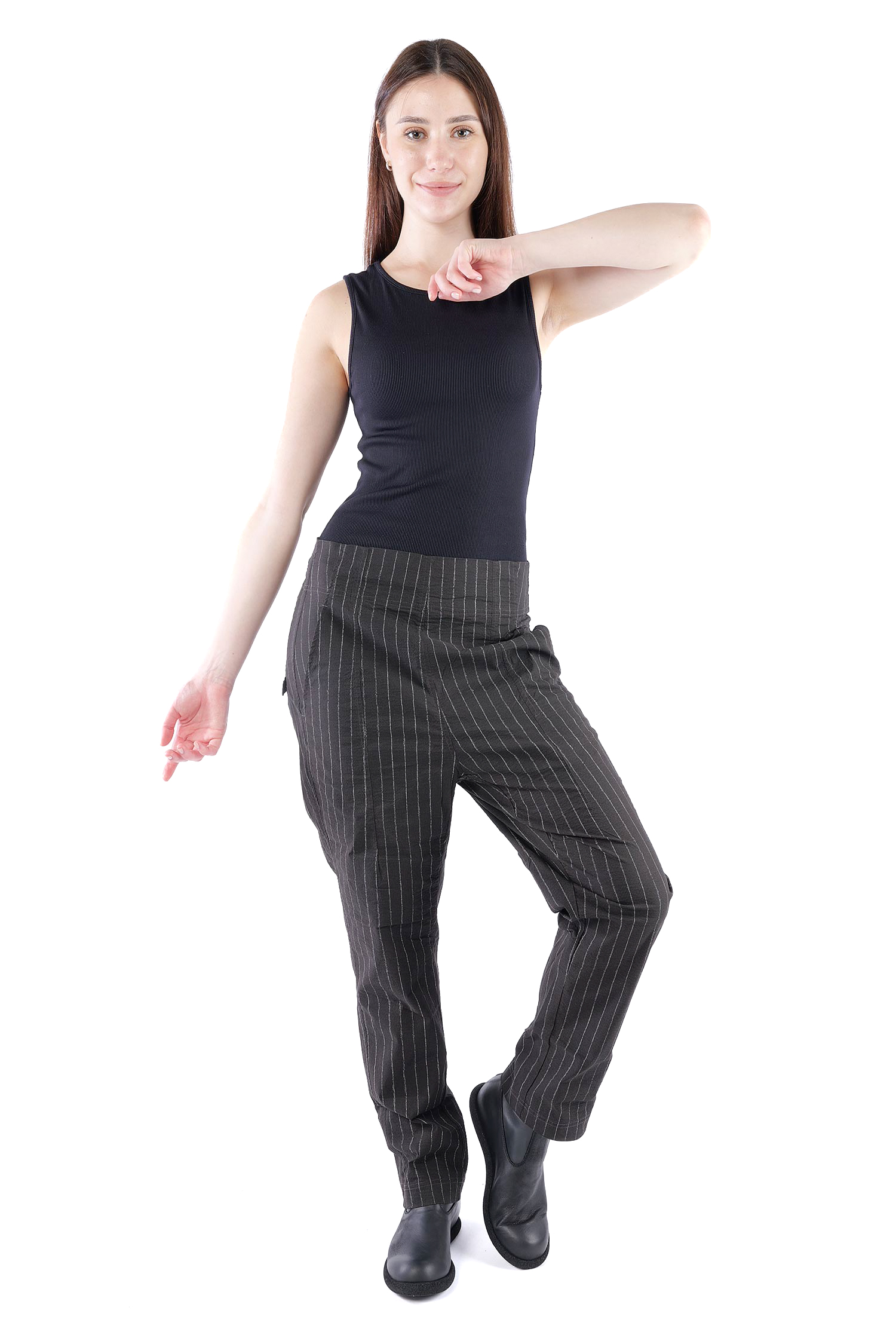 Legere Stretchhose - Umbra cloud stripe - 2261240103
