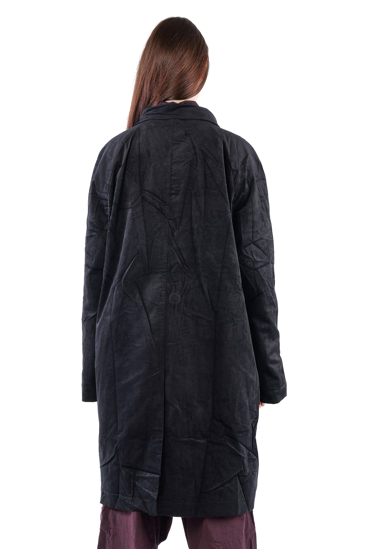 Feincord Mantel - Schwarz - 2263231212