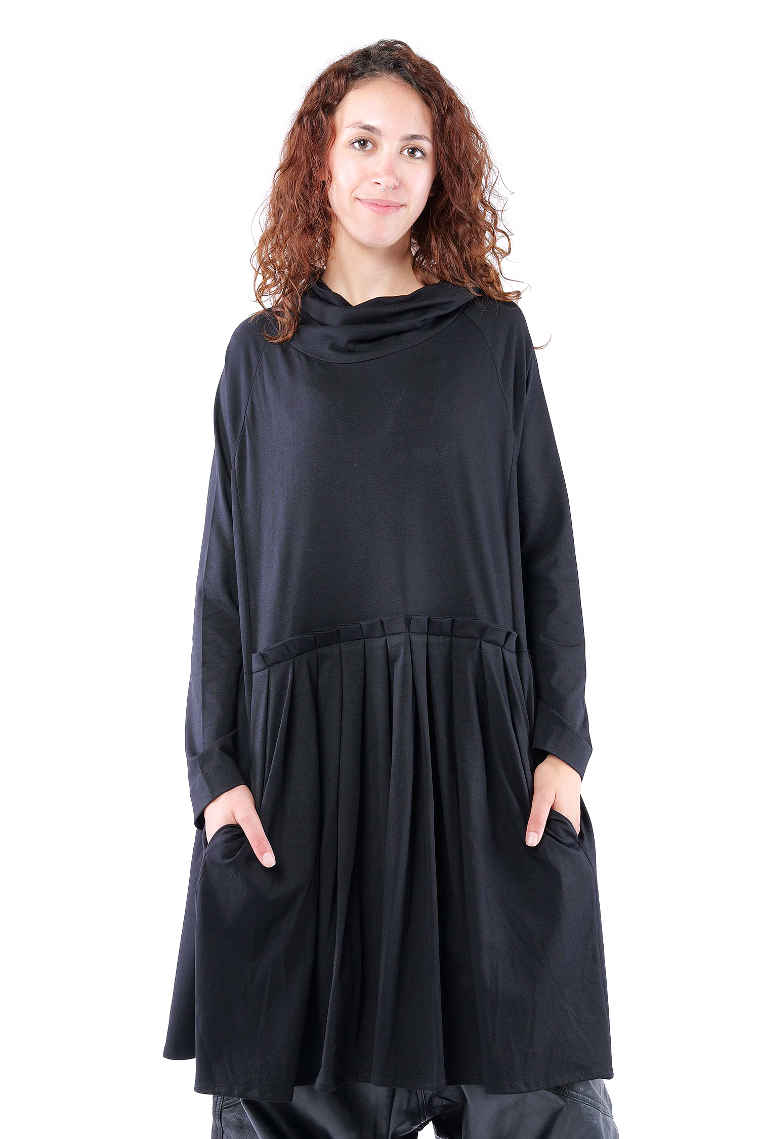 Ausgefallene Tunika - Schwarz - 26.2-KHS200A