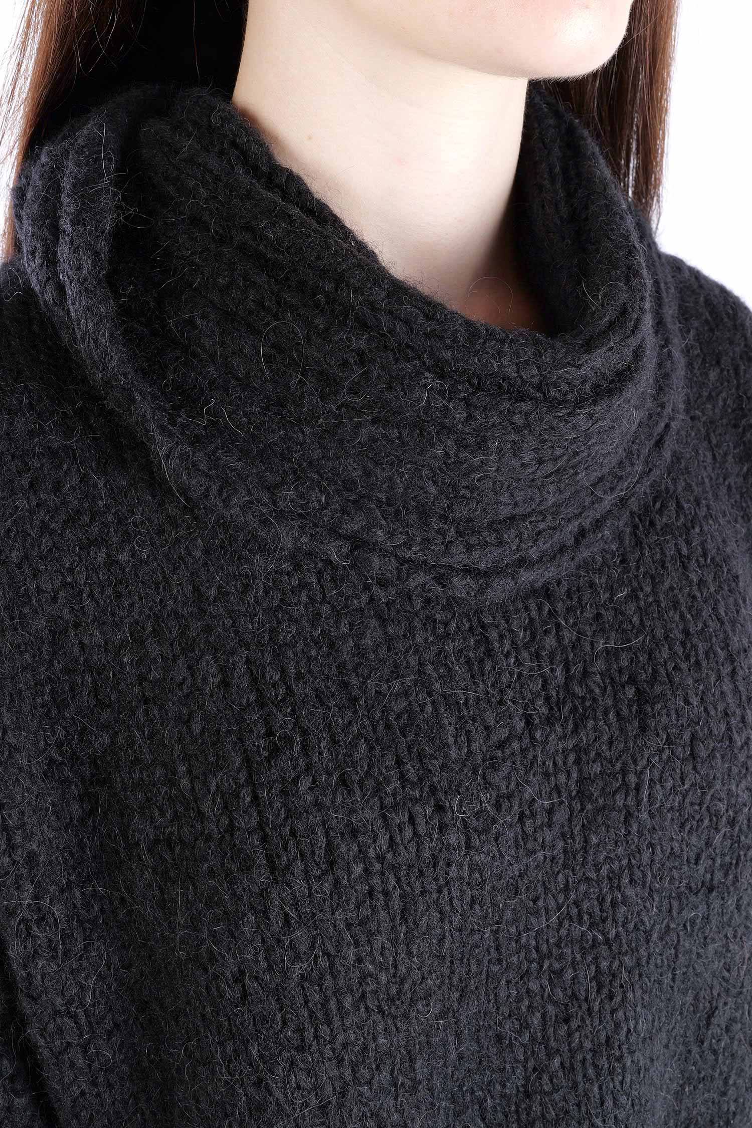Oversize Strickpullover - Schwarz - Frantic