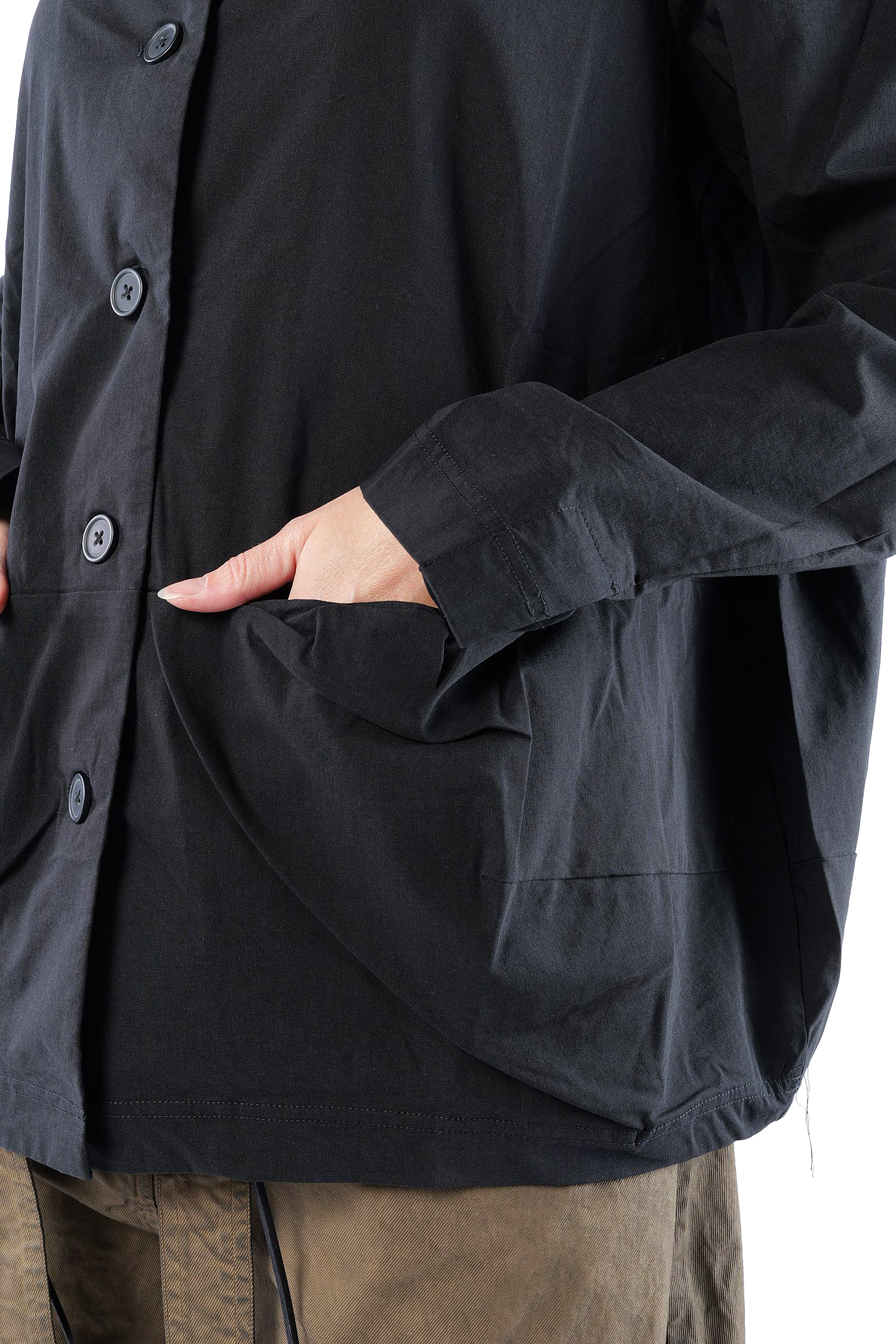 Stretchjacke - Schwarz - 2263631115