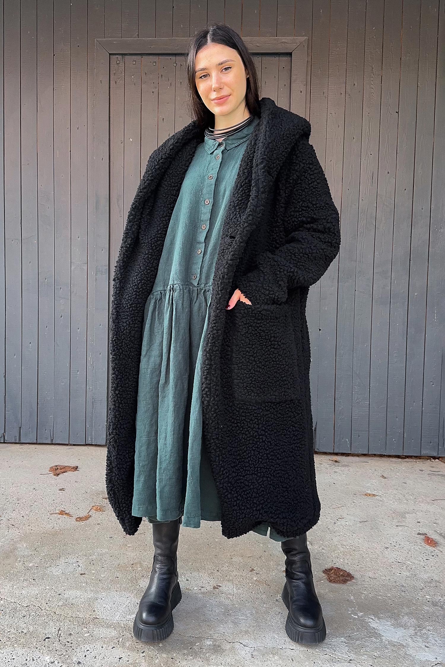Long coat - black - W206