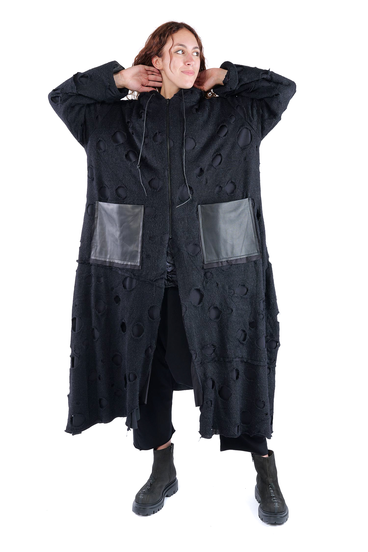 Unique coat - black - J.Azira