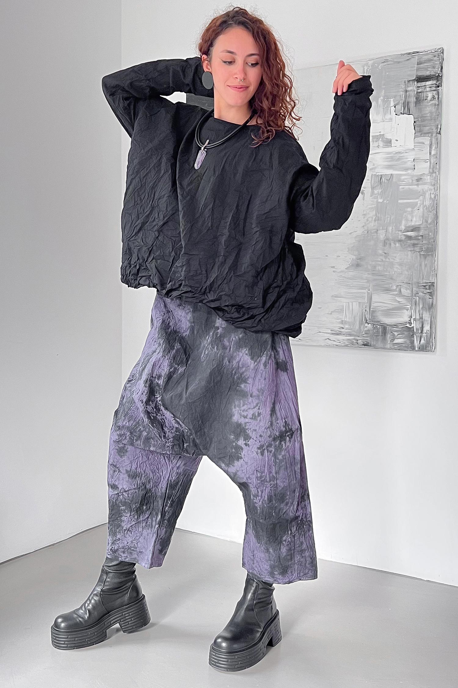 Oversized pullover - Black - Wundklar