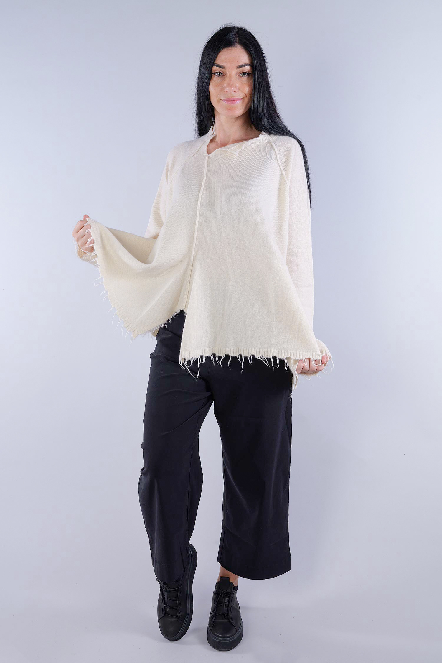 Oversize Strickpullover - Bone - 2251530703