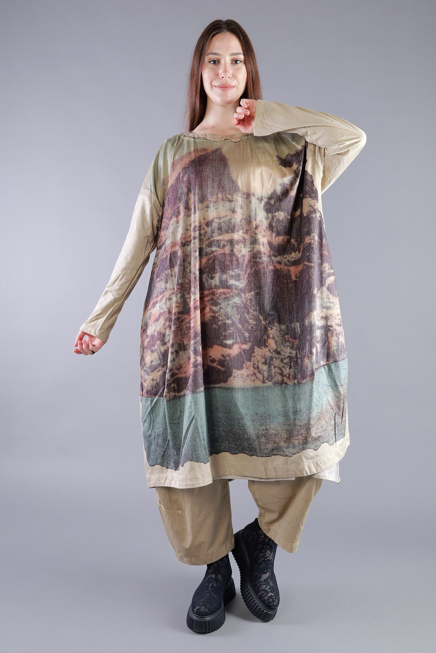 Velour-Optik Kleid - Original - 2263300903