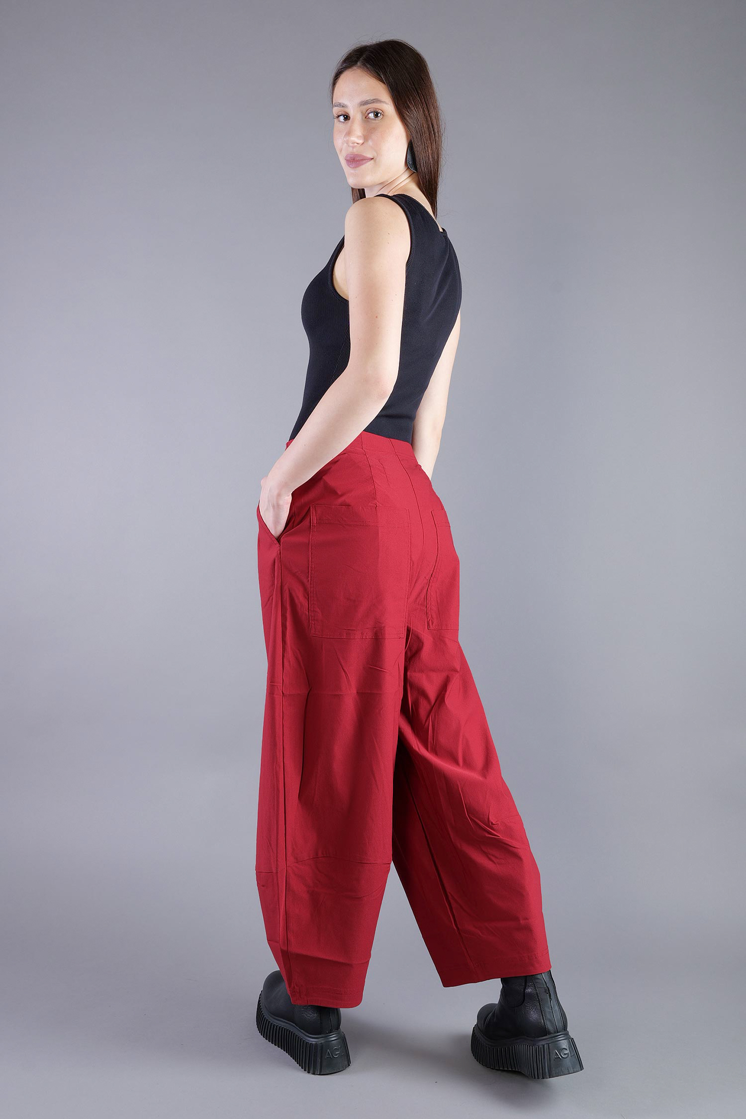 Tulpige Stretchhose - Lava - 2263220124