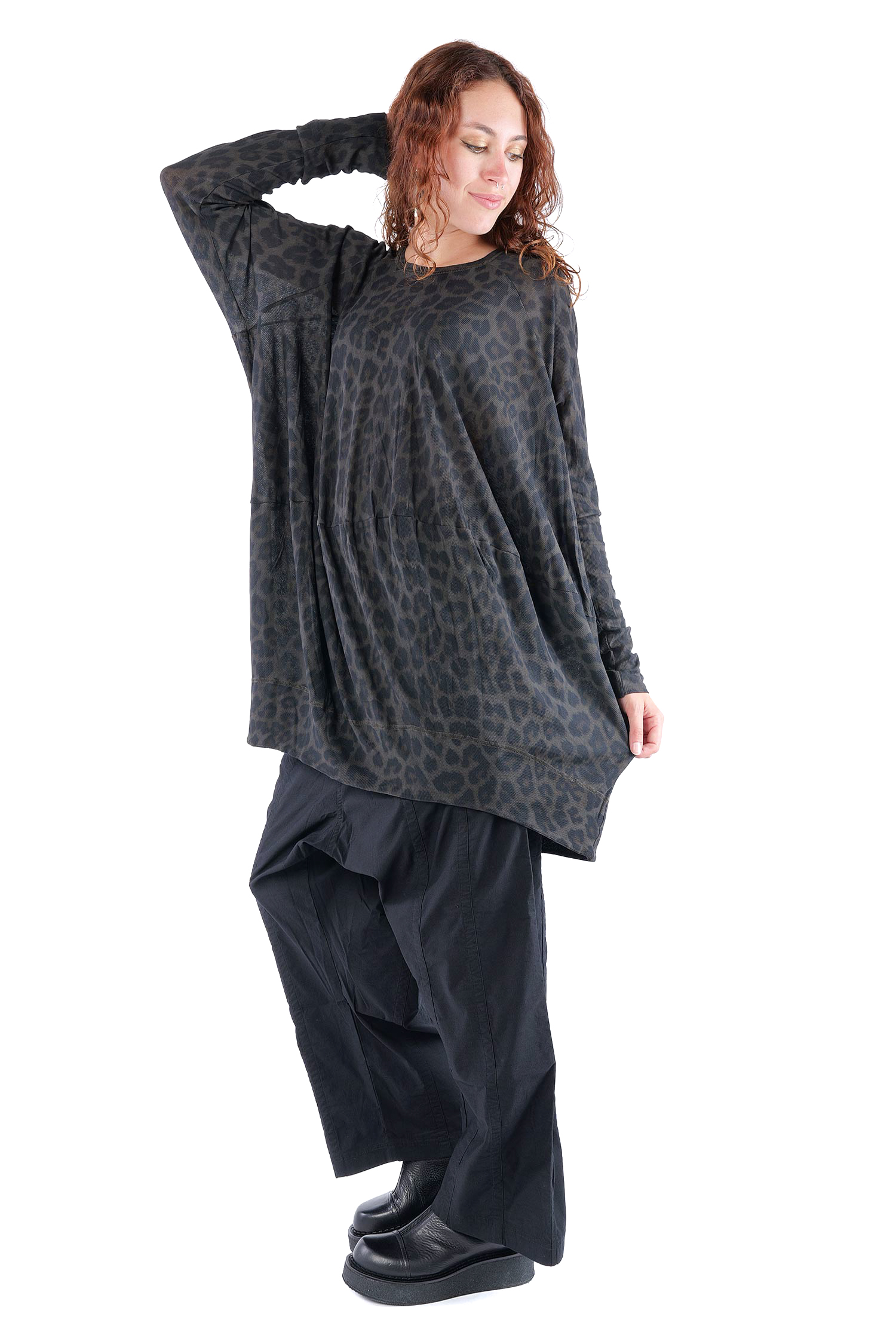 Oversize Tunika - Leo black cloud - 2261140505