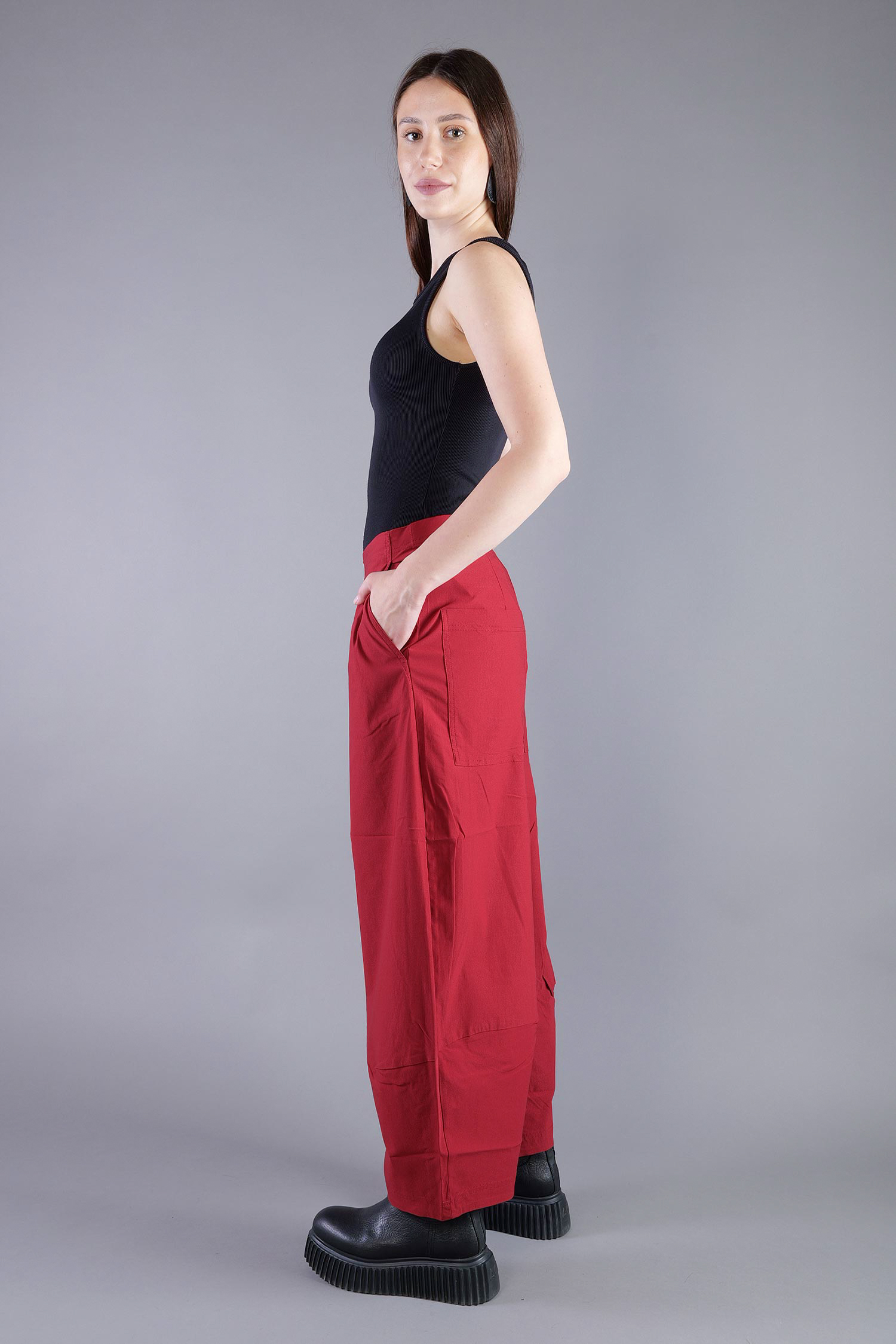 Tulpige Stretchhose - Lava - 2263220124