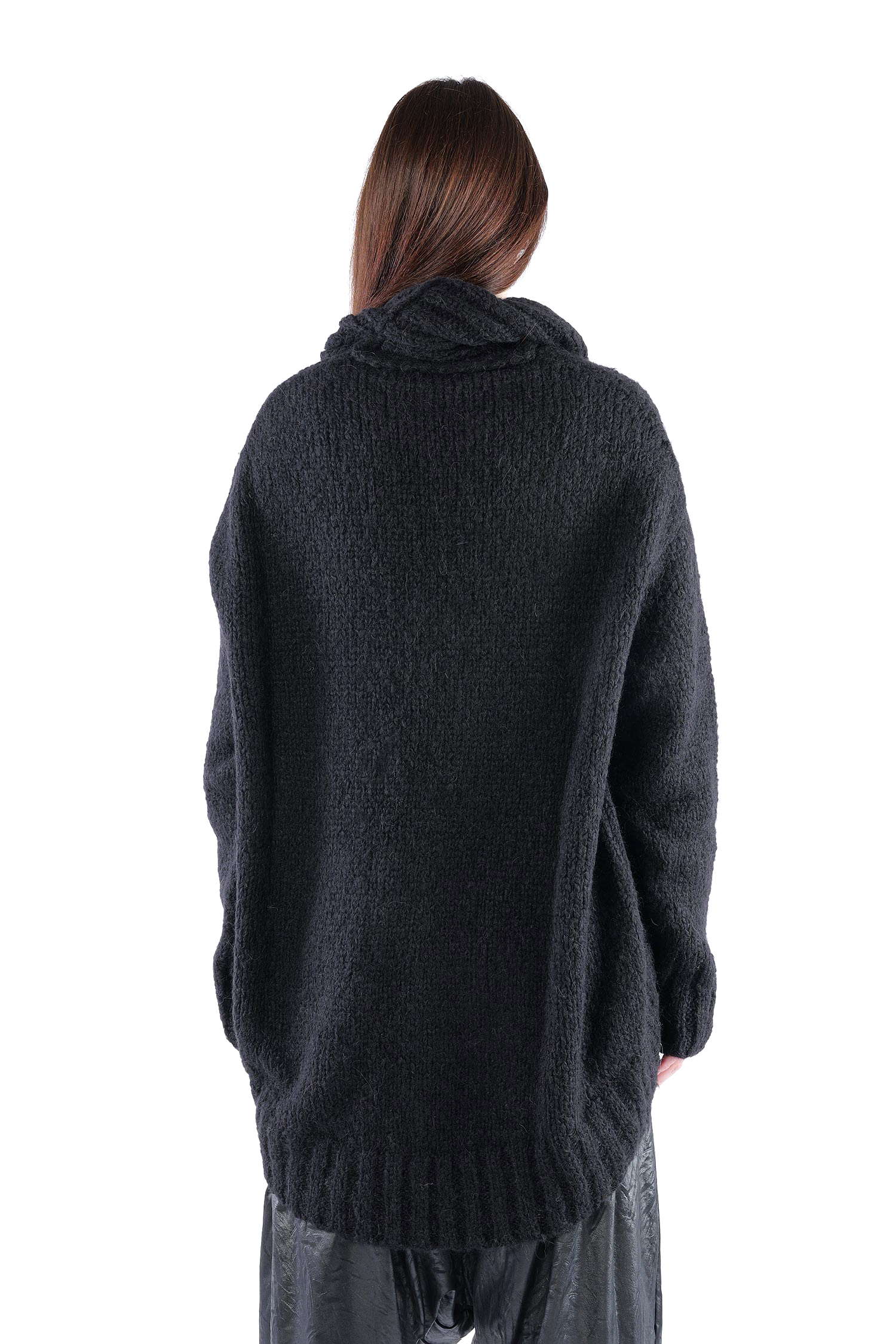 Oversize Strickpullover - Schwarz - Frantic