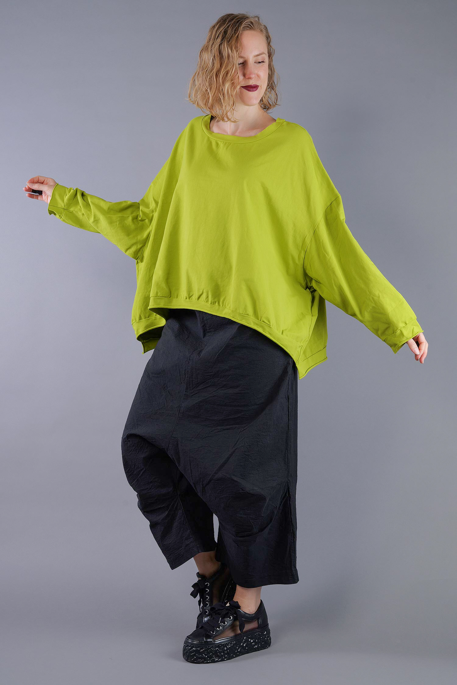 Oversized jersey pullover - Kornweihe - Handcare