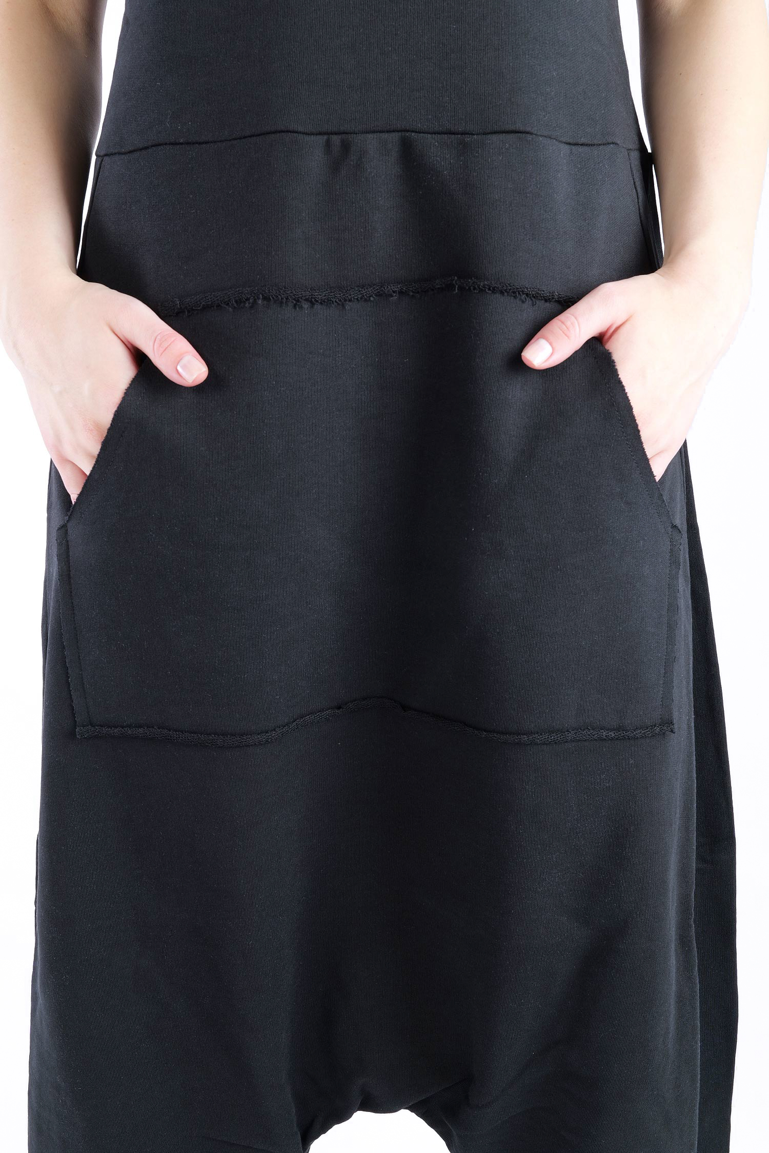 Sweatoverall - Schwarz - 10040